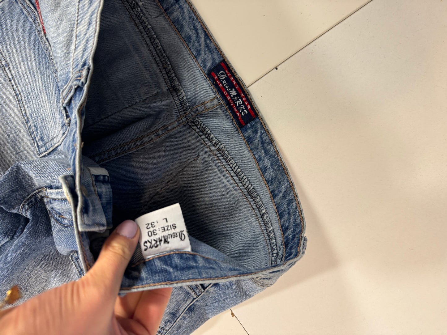 Lågmidjade jeans stl: S