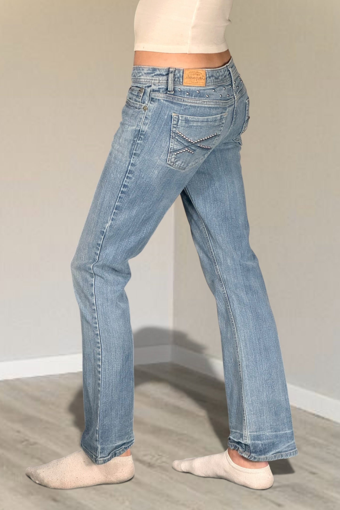 Lågmidjade jeans stl: S