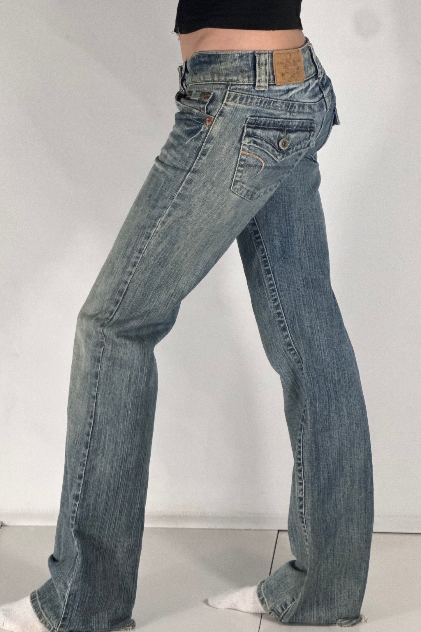 Lavtaljede jeans str: