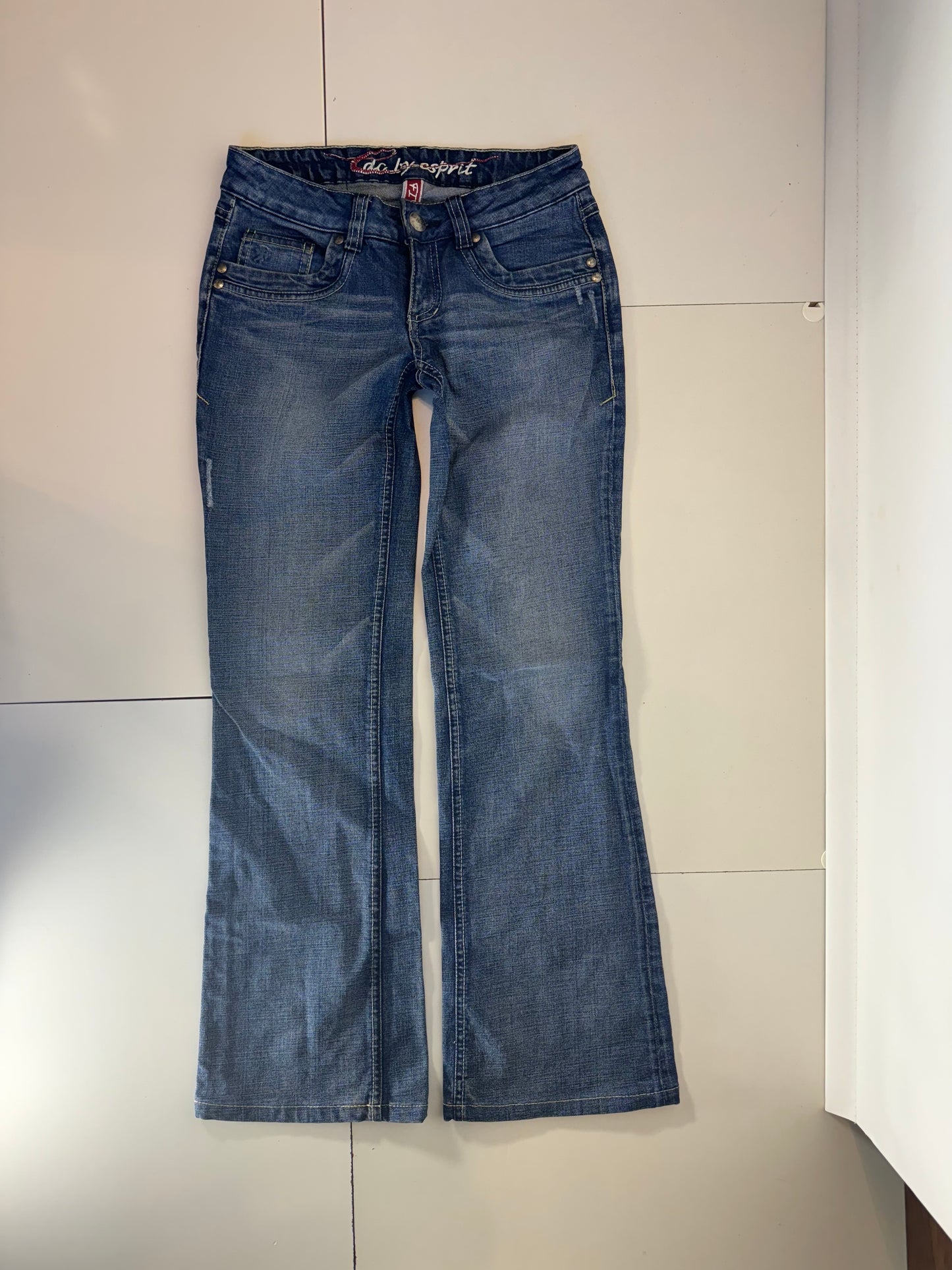 Lågmidjade jeans–stl: XS