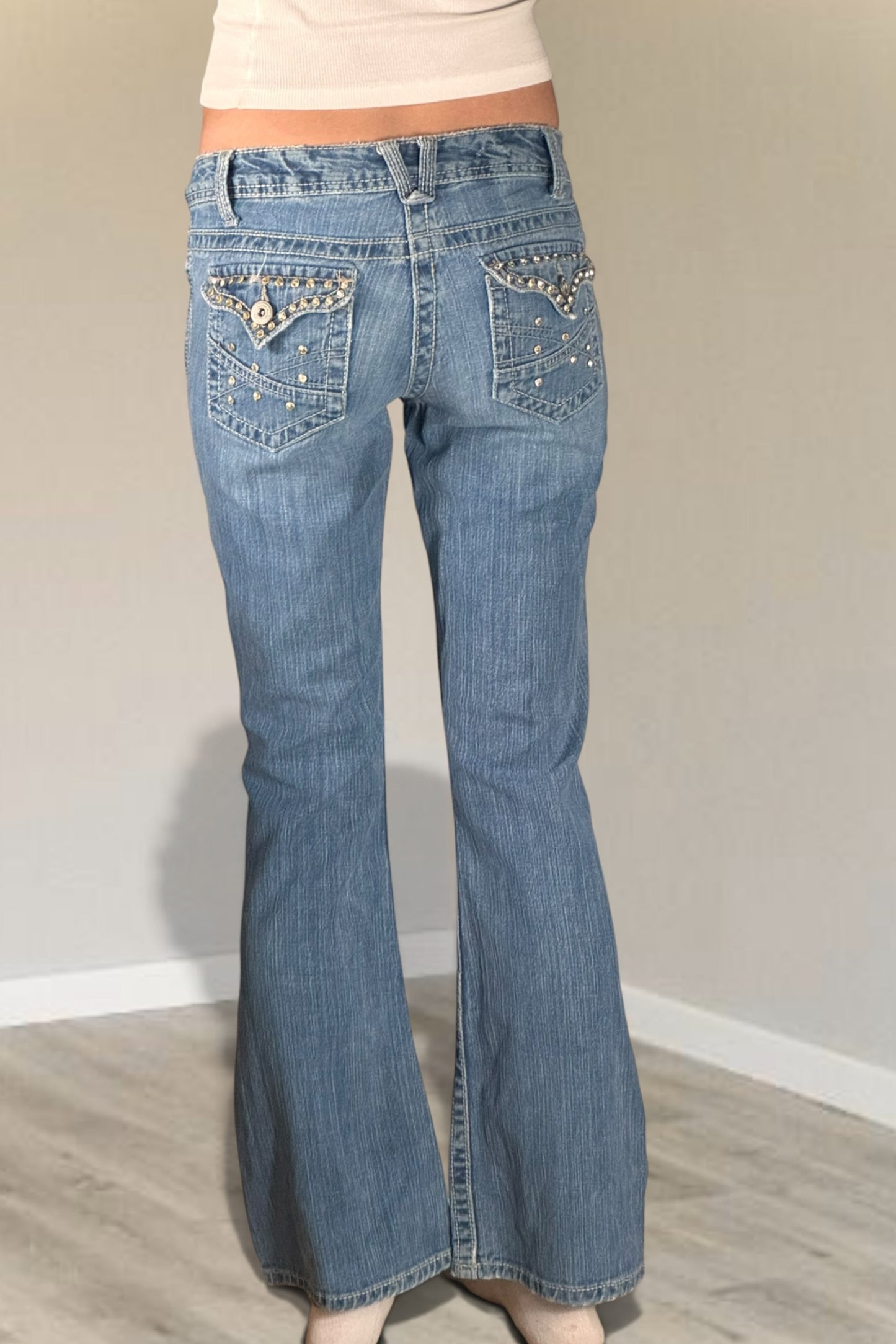 Lågmidjade jeans stl: XS