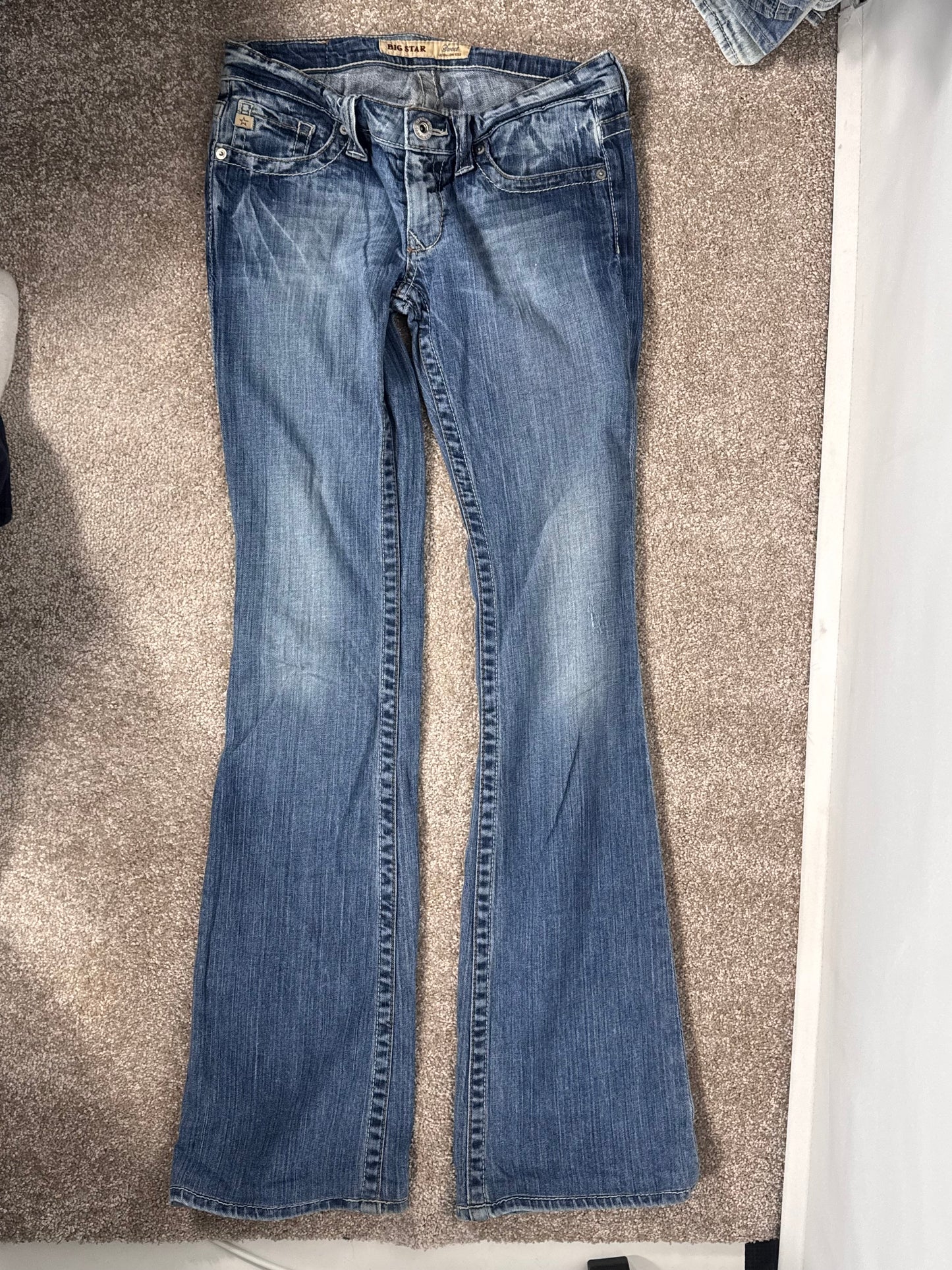 Lågmidjade jeans stl: S