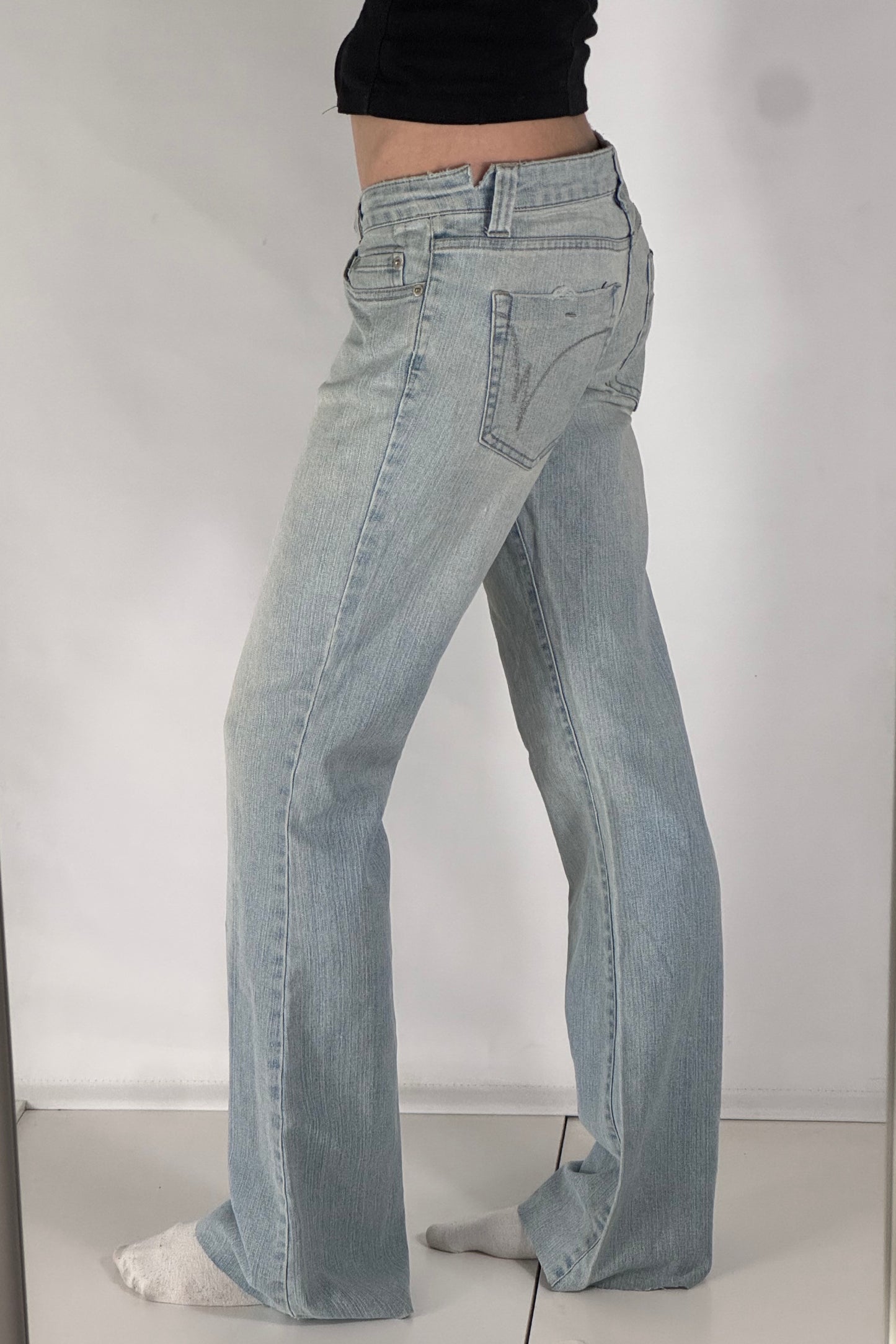 Lågmidjade jeans stl: S