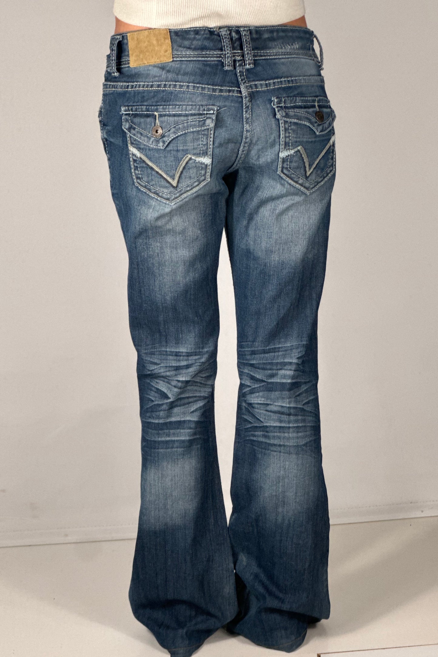Lågmidjade jeans stl: M