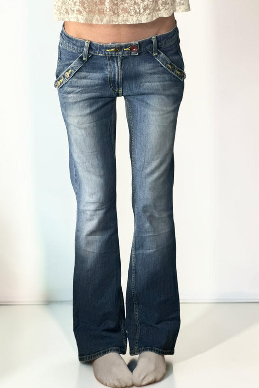 Lågmidjade jeans stl: S