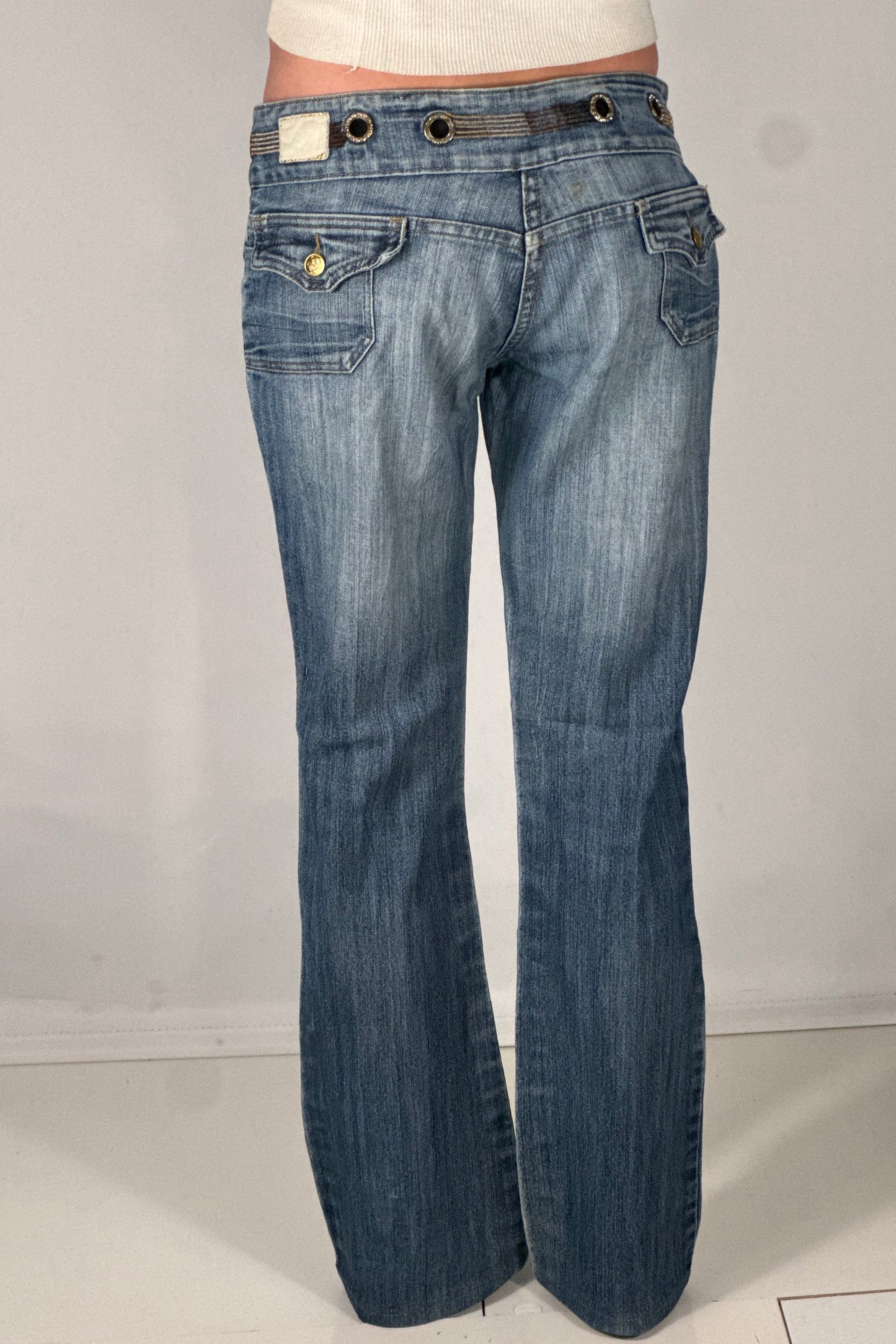 Lågmidjade jeans stl: S