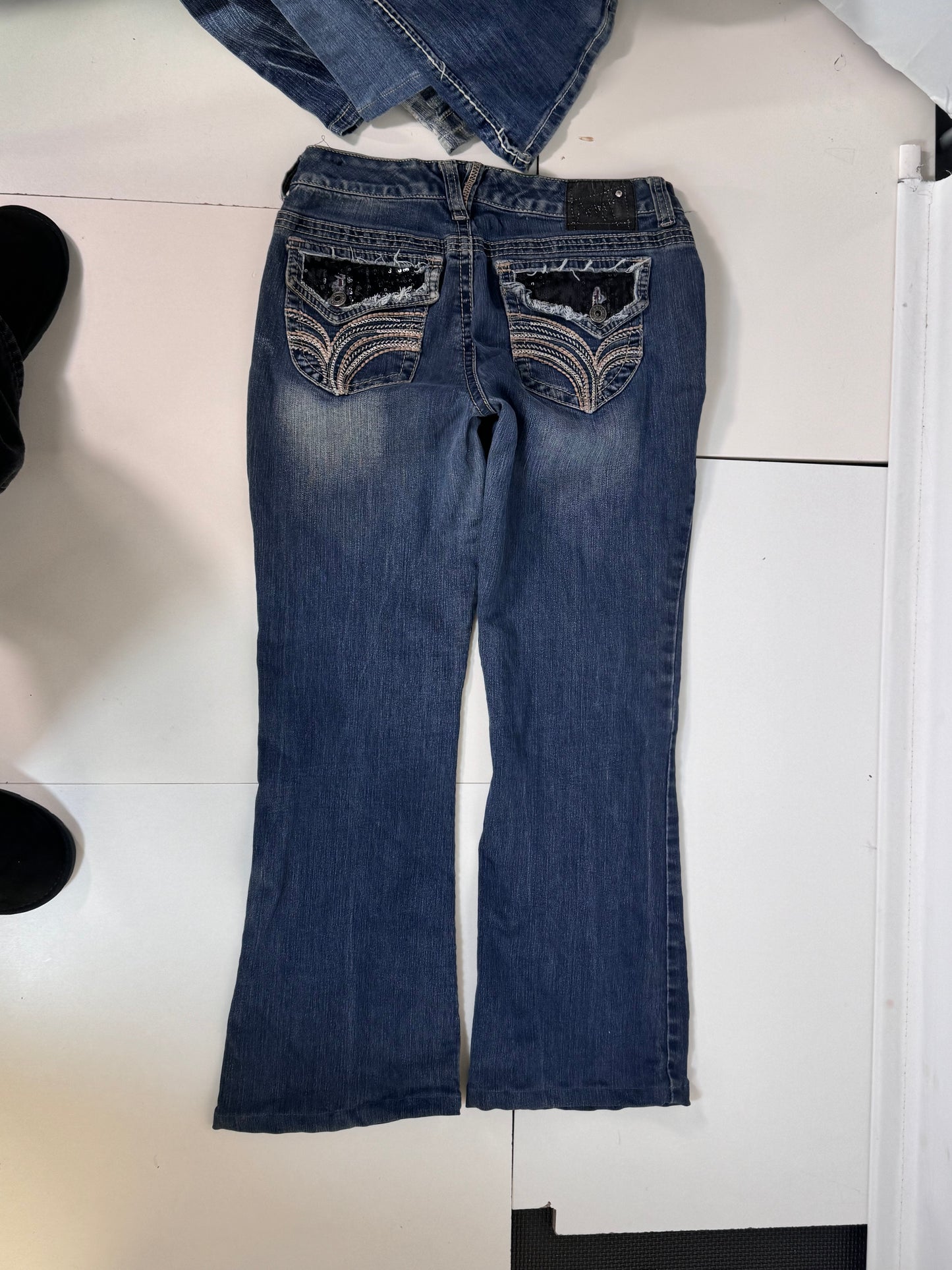 Lågmidjade jeans stl: S