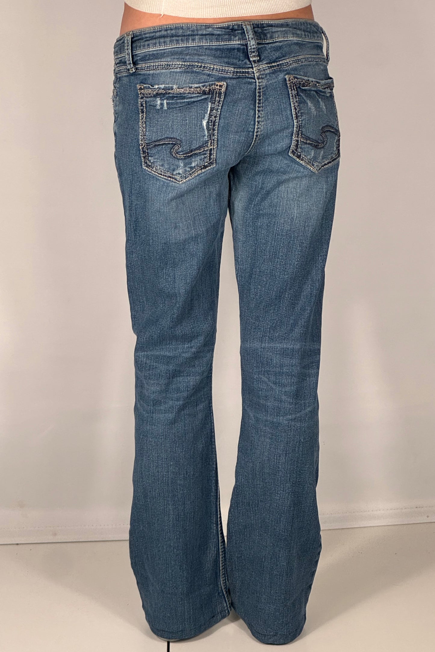 Lågmidjade jeans stl: