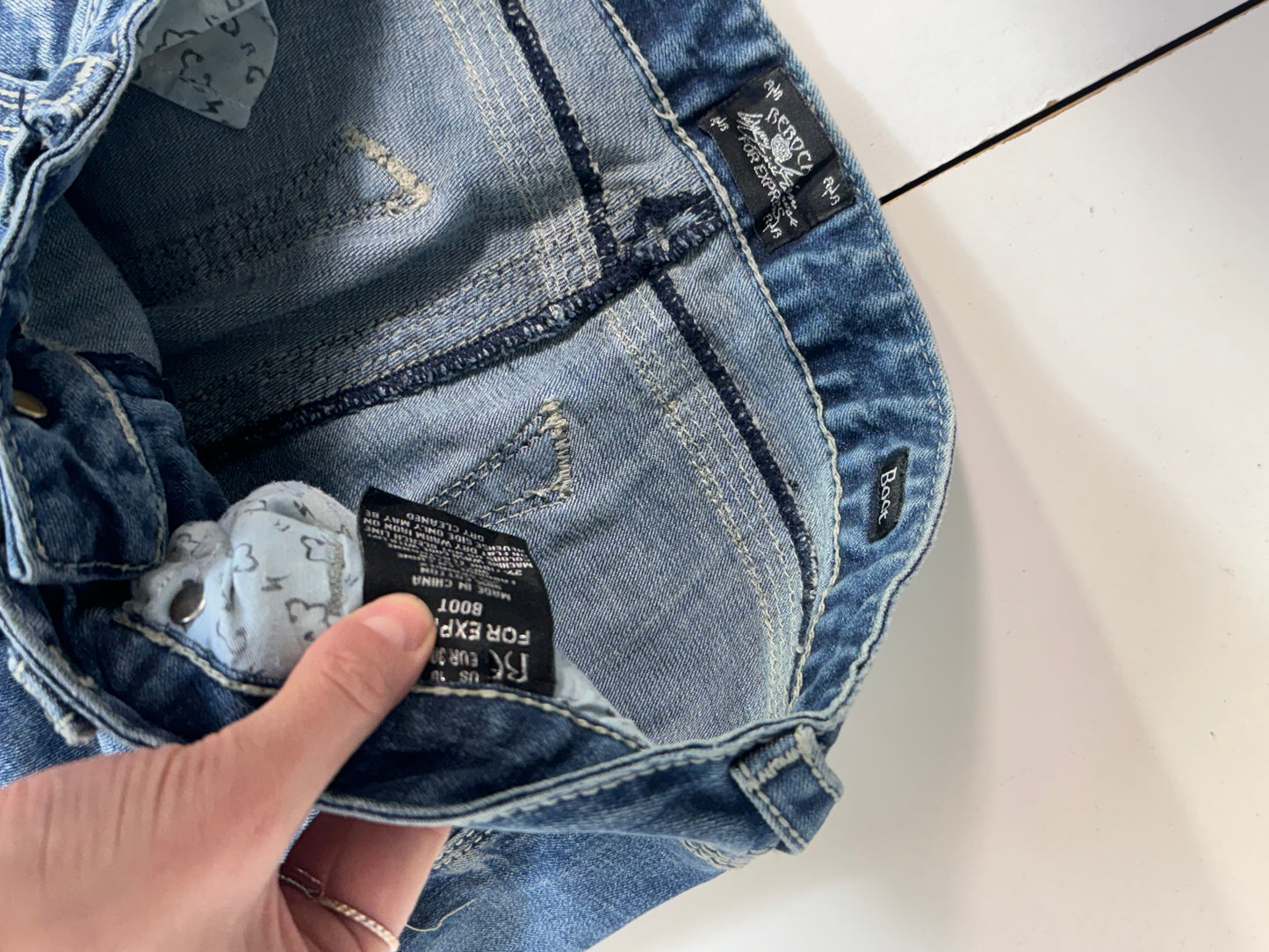 Lågmidjade jeans stl: M