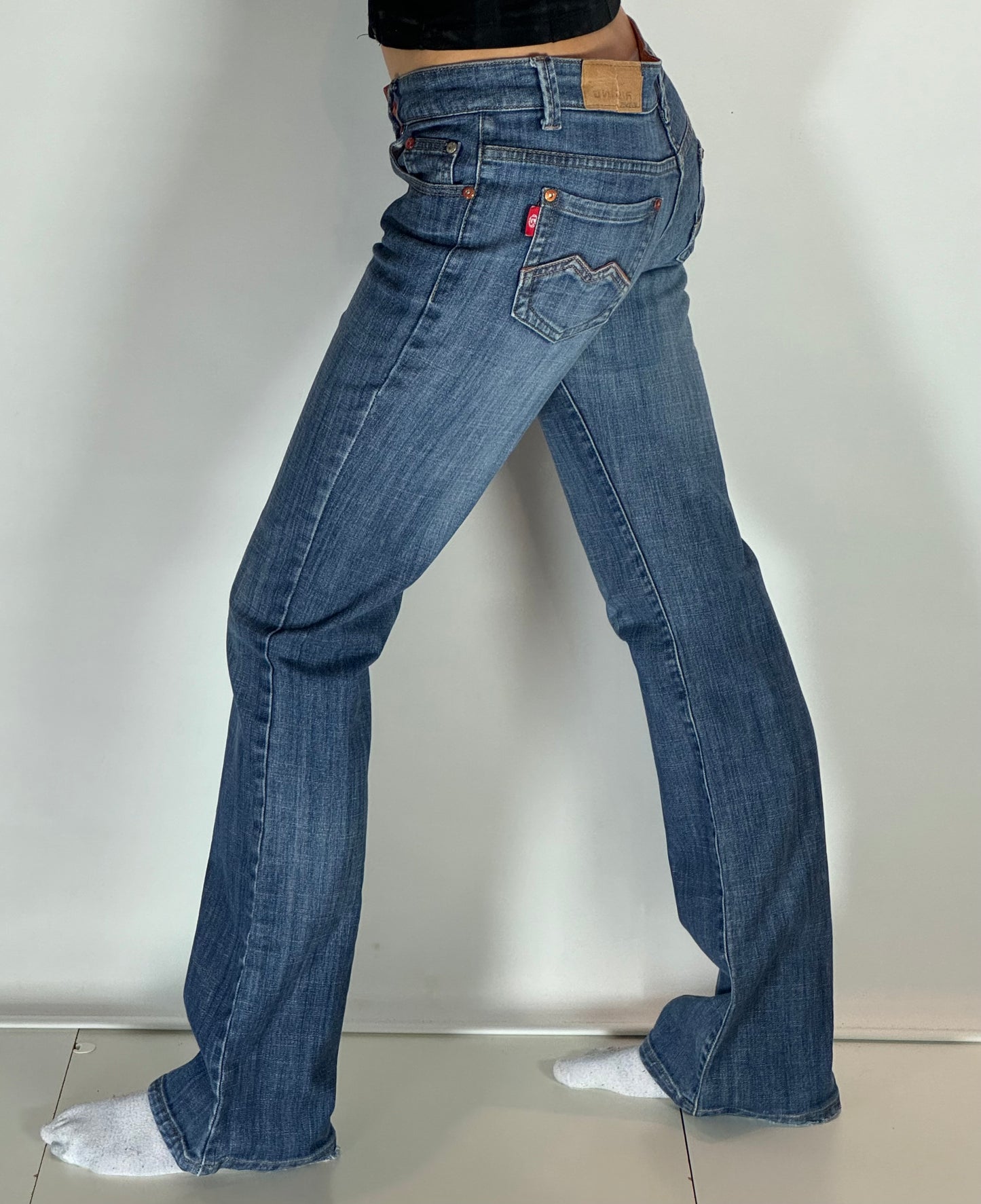 Lågmidjade jeans stl: S