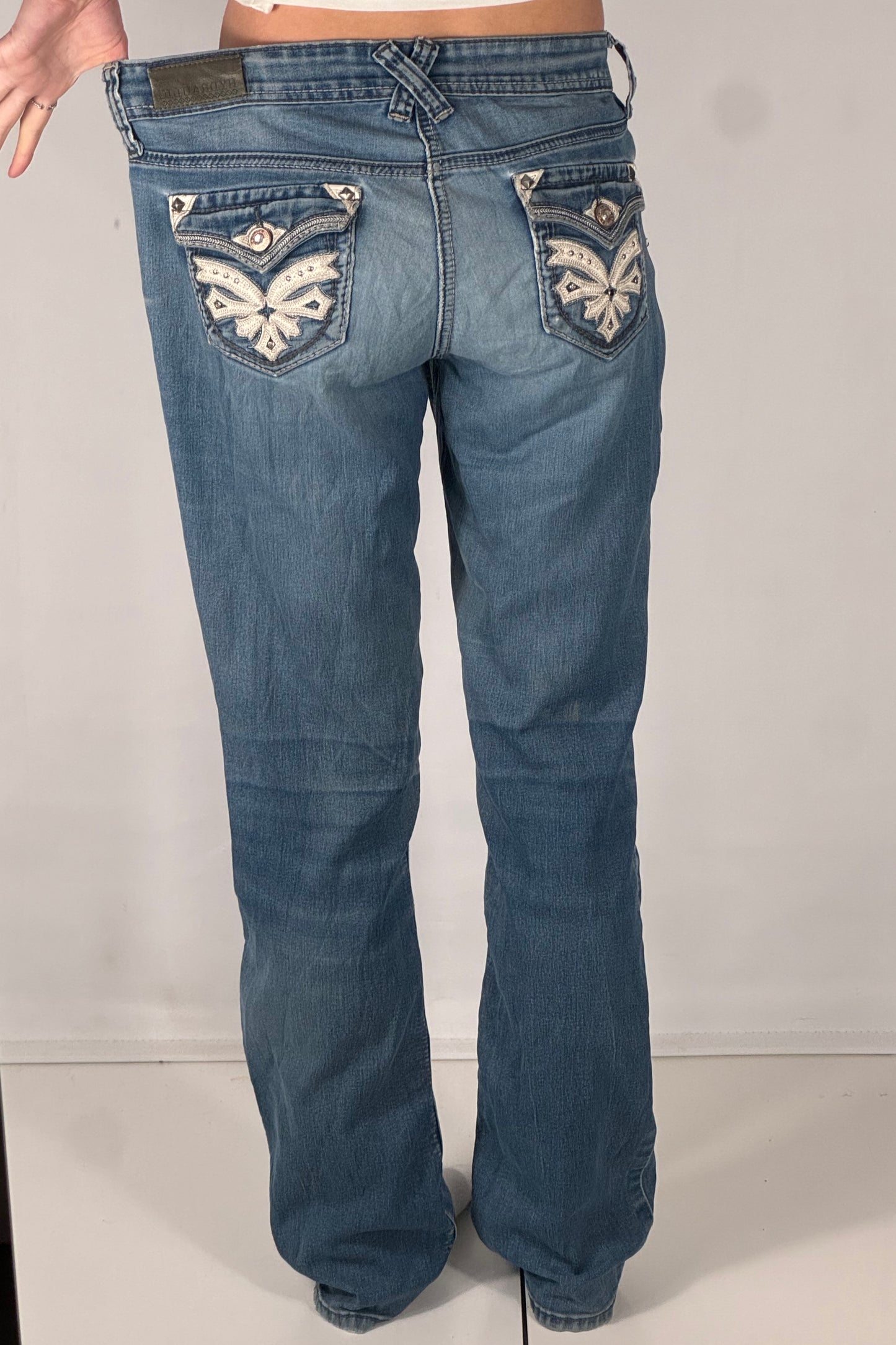 Lågmidjade jeans stl: M