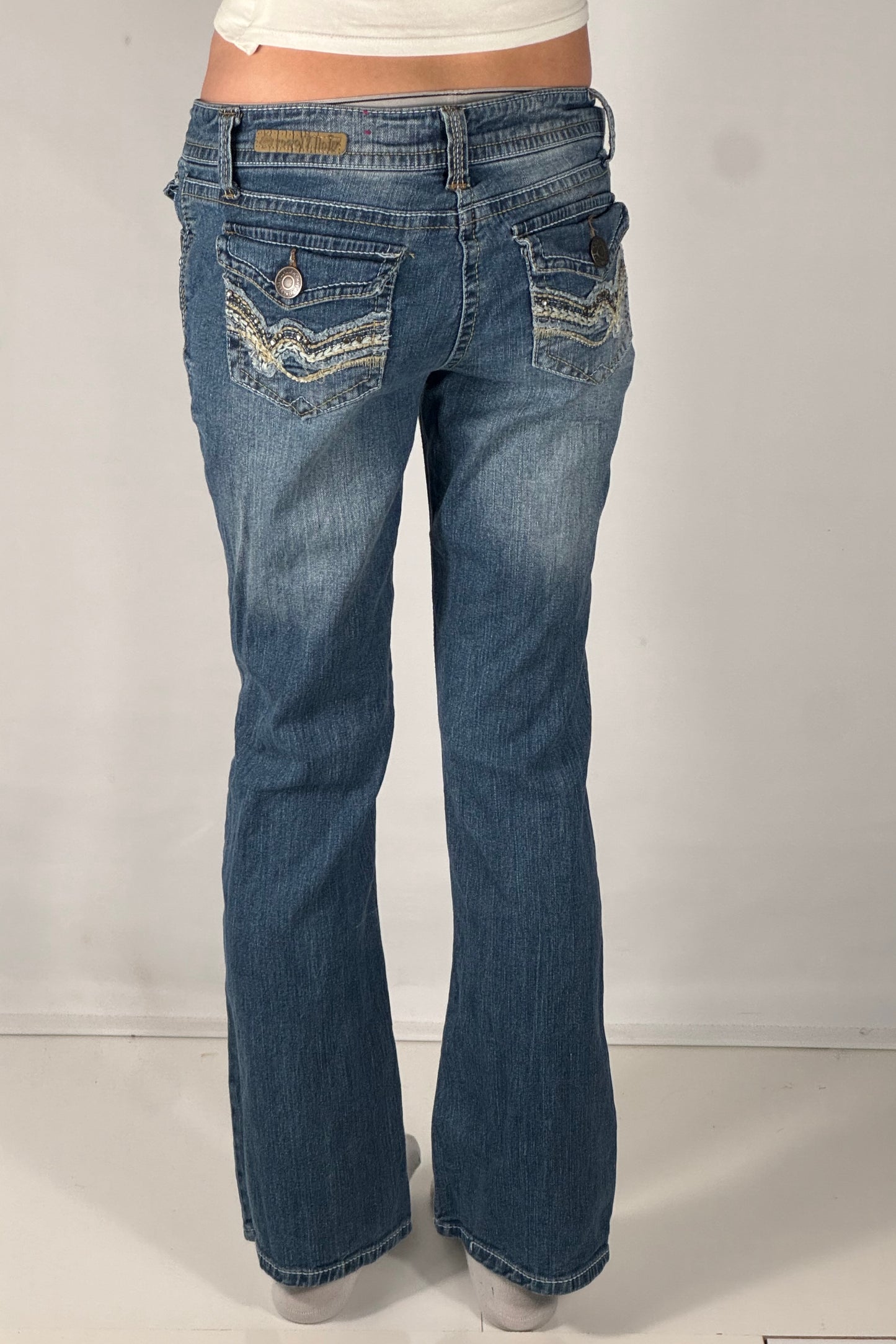 Lågmidjade jeans stl: S