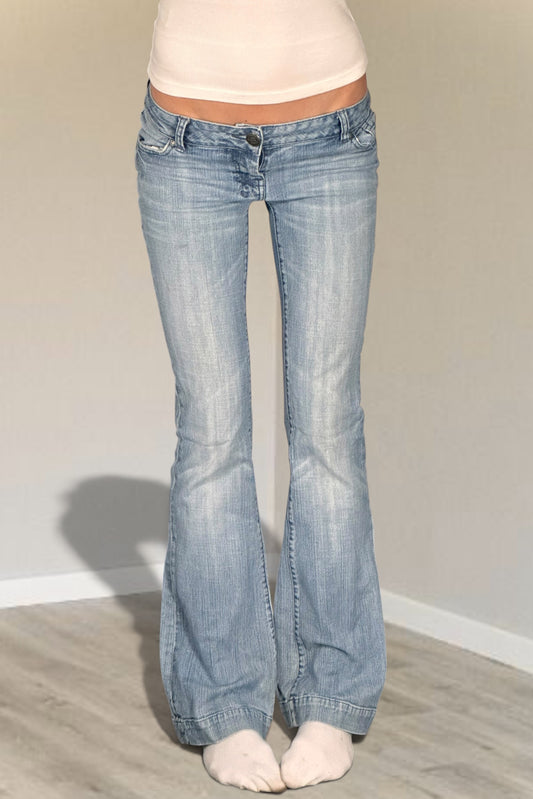 Lågmidjade jeans stl: XS