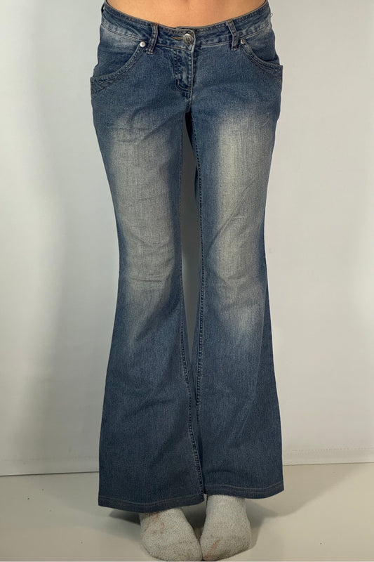 Lågmidjade jeans stl: M