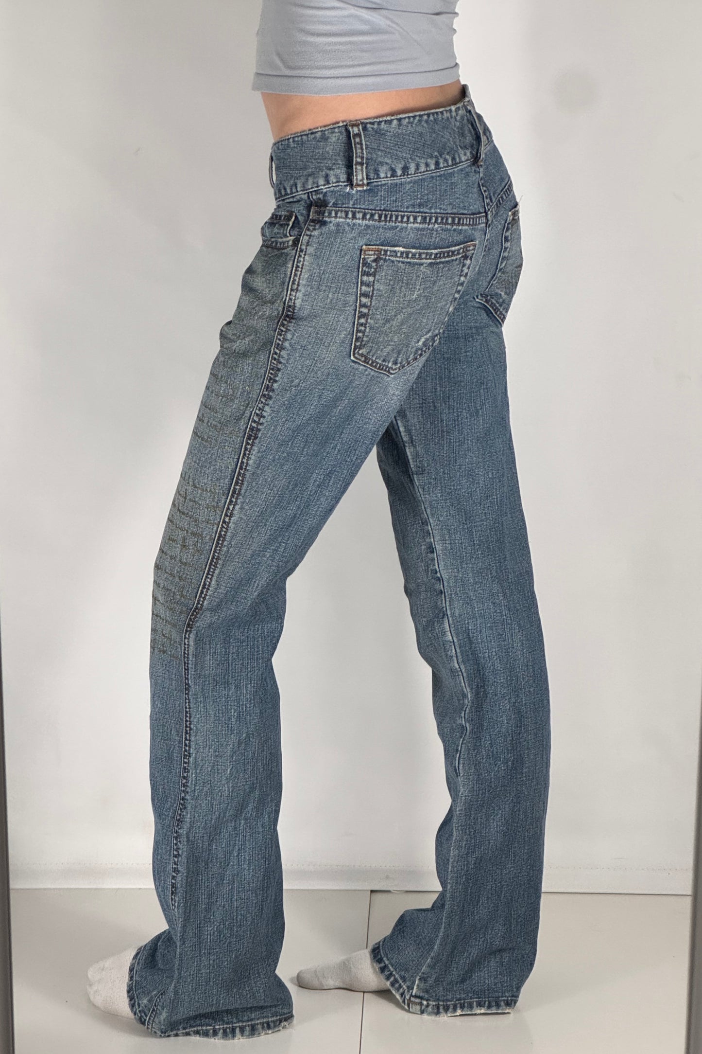 Lågmidjade jeans stl: S