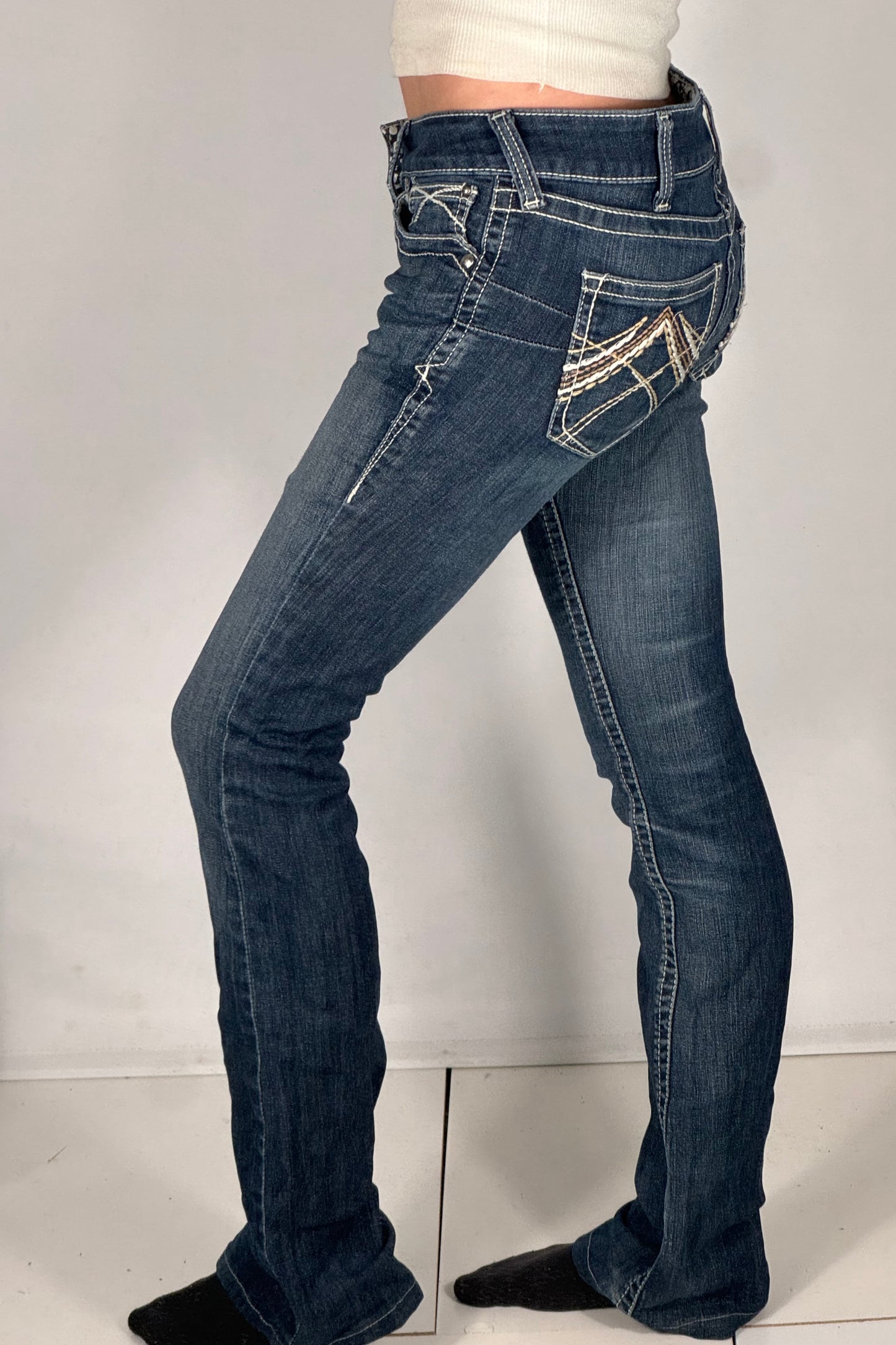 Lågmidjade jeans stl: S