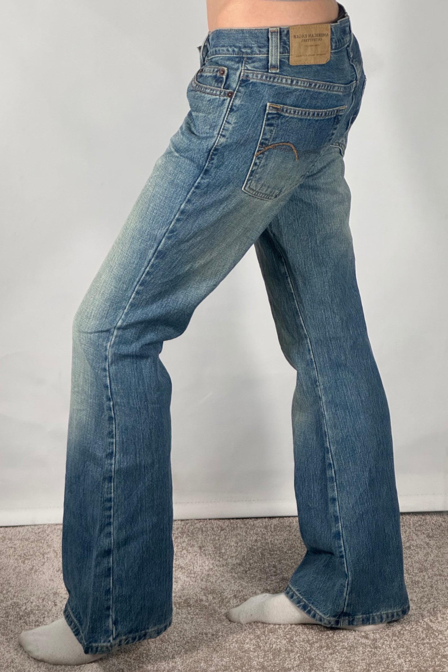 Lågmidjade jeans stl: S