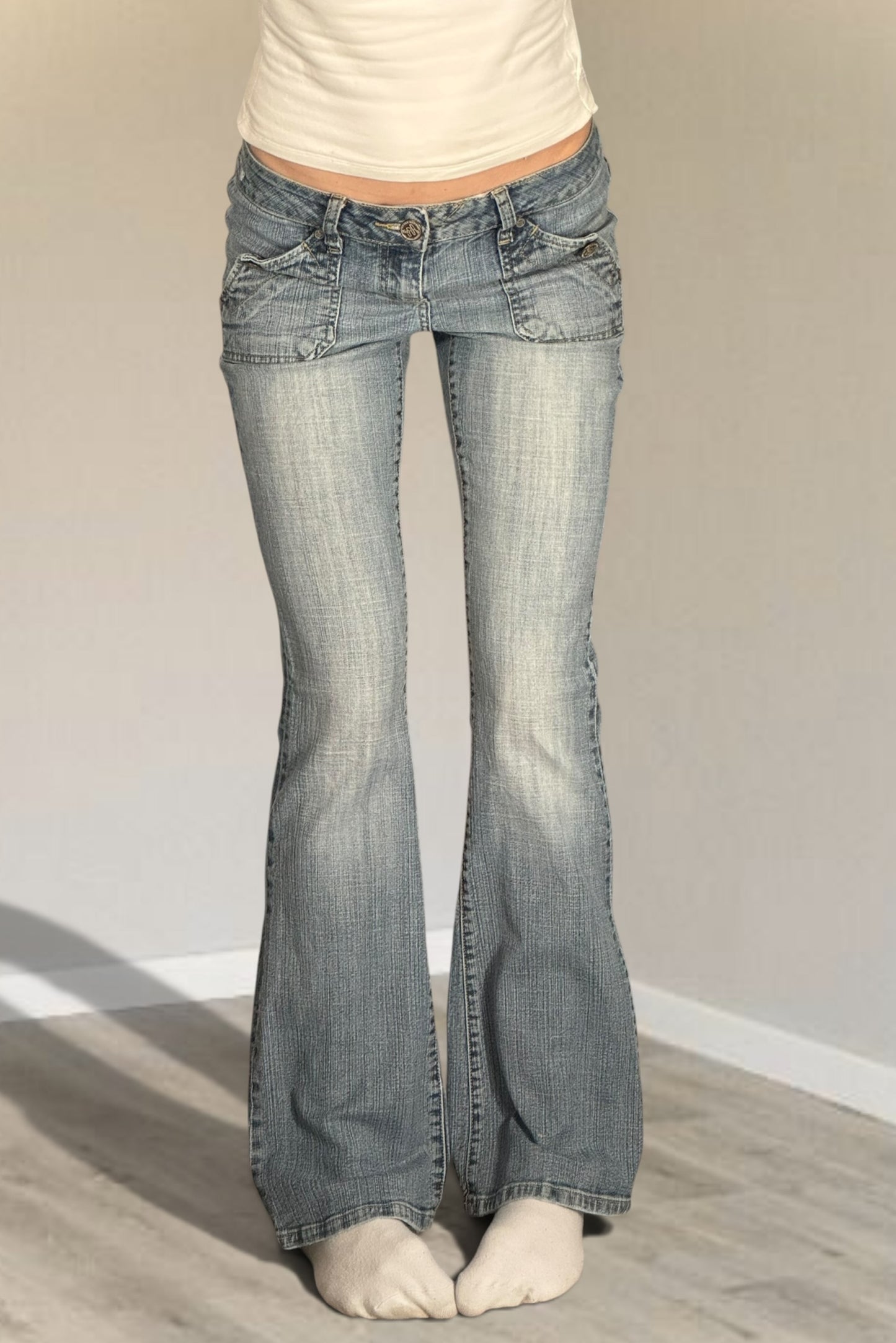 Lågmidjade jeans stl: XS