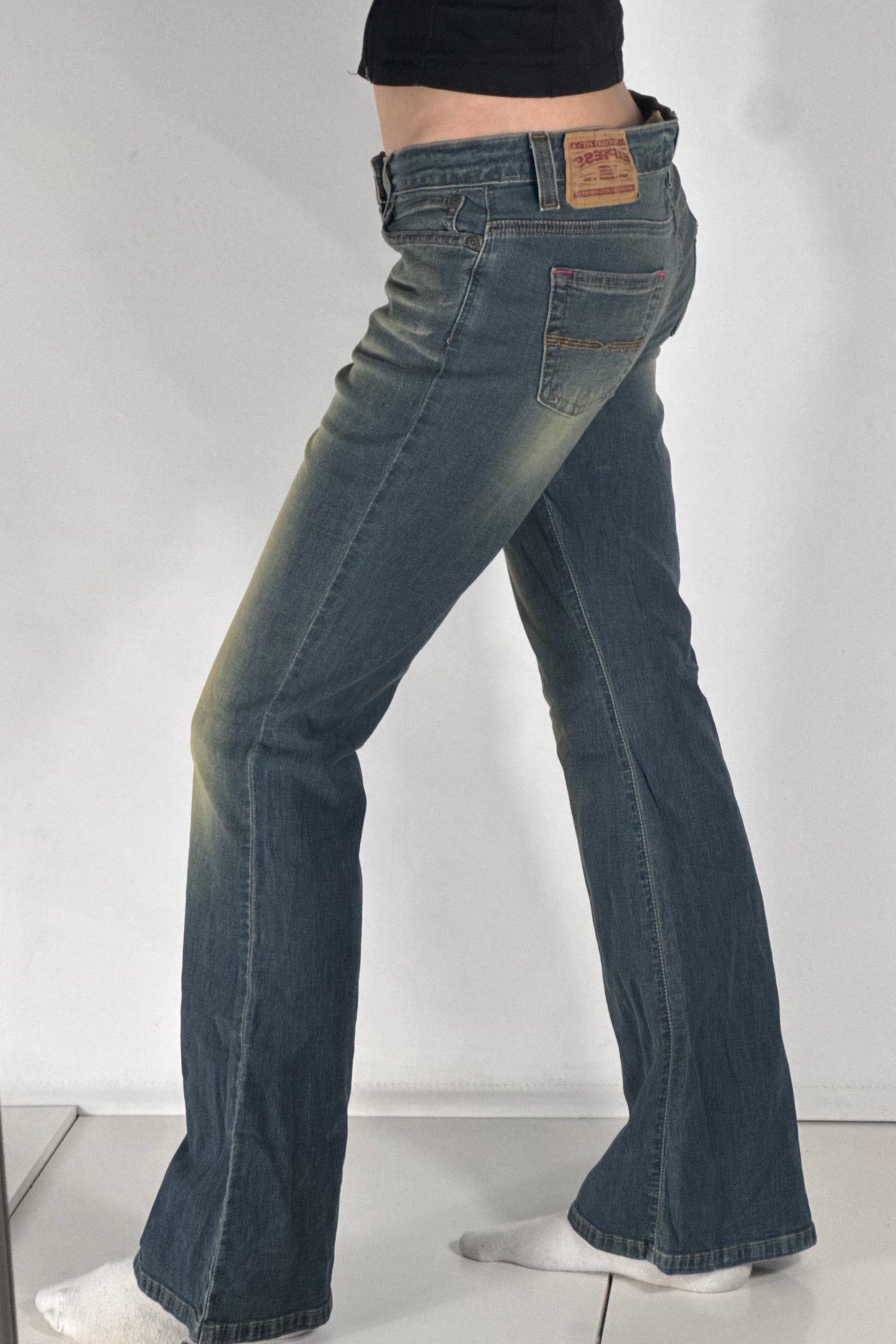 Lågmidjade jeans stl: S