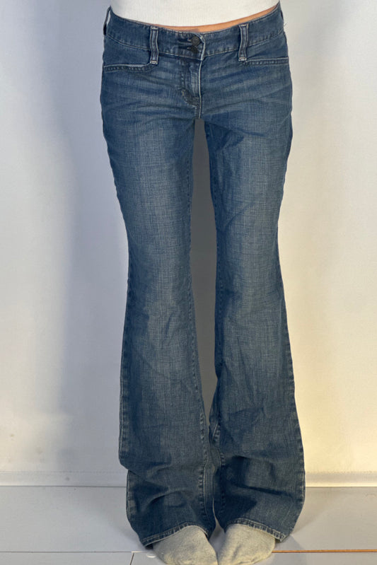 Lavtaljede jeans str: S