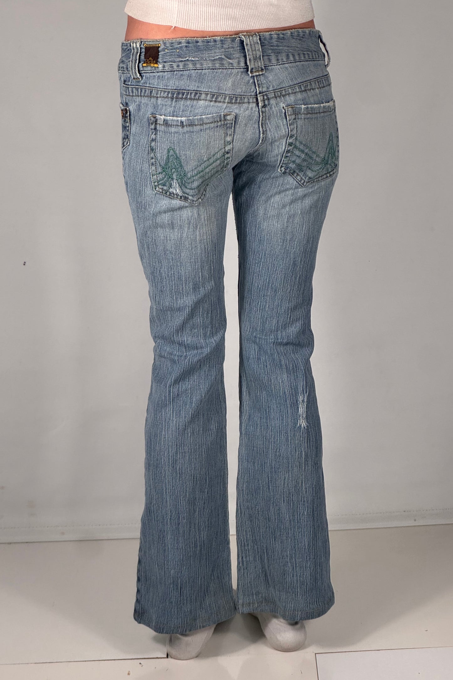 Lavtaljede jeans str: S