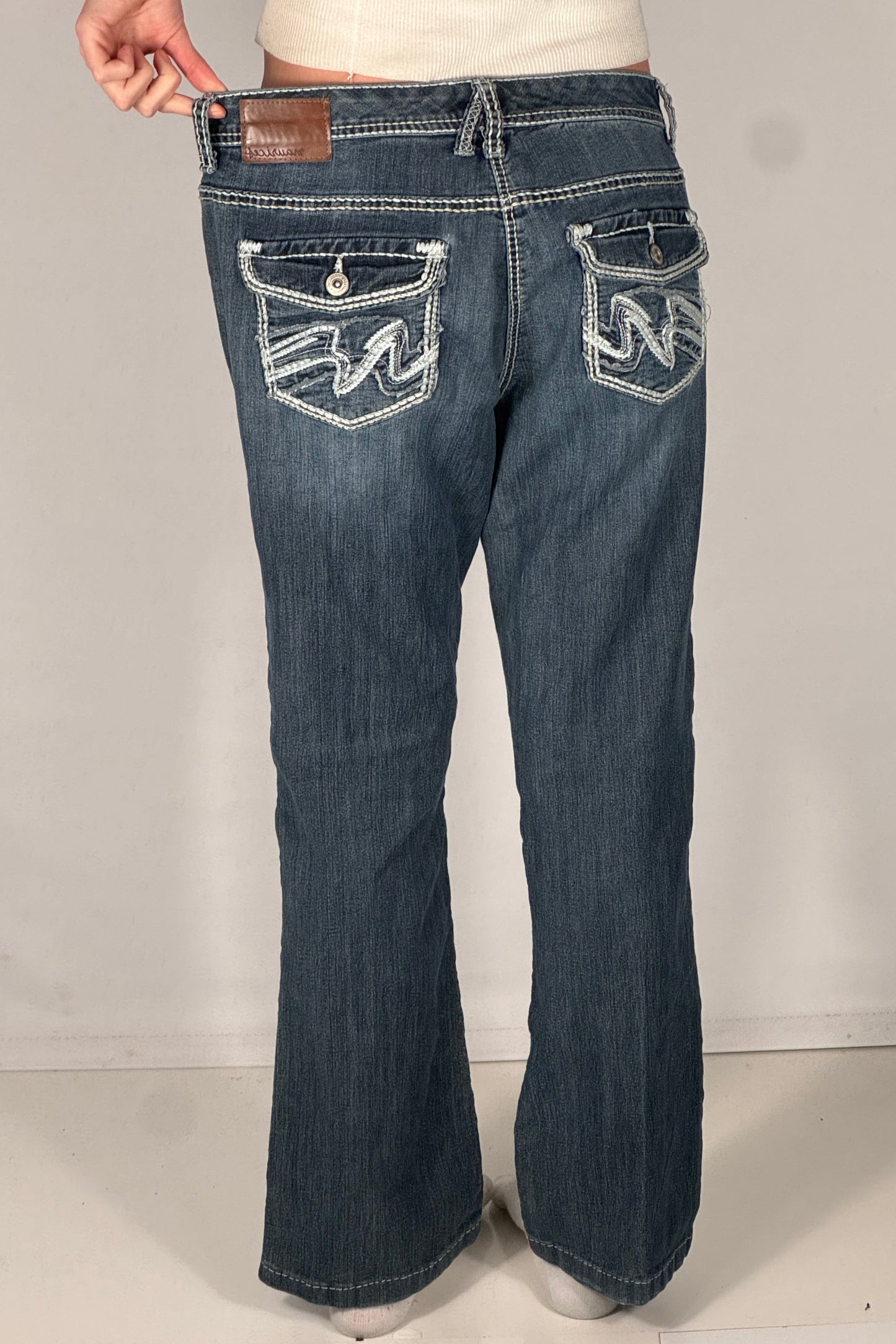 Lågmidjade jeans stl: M