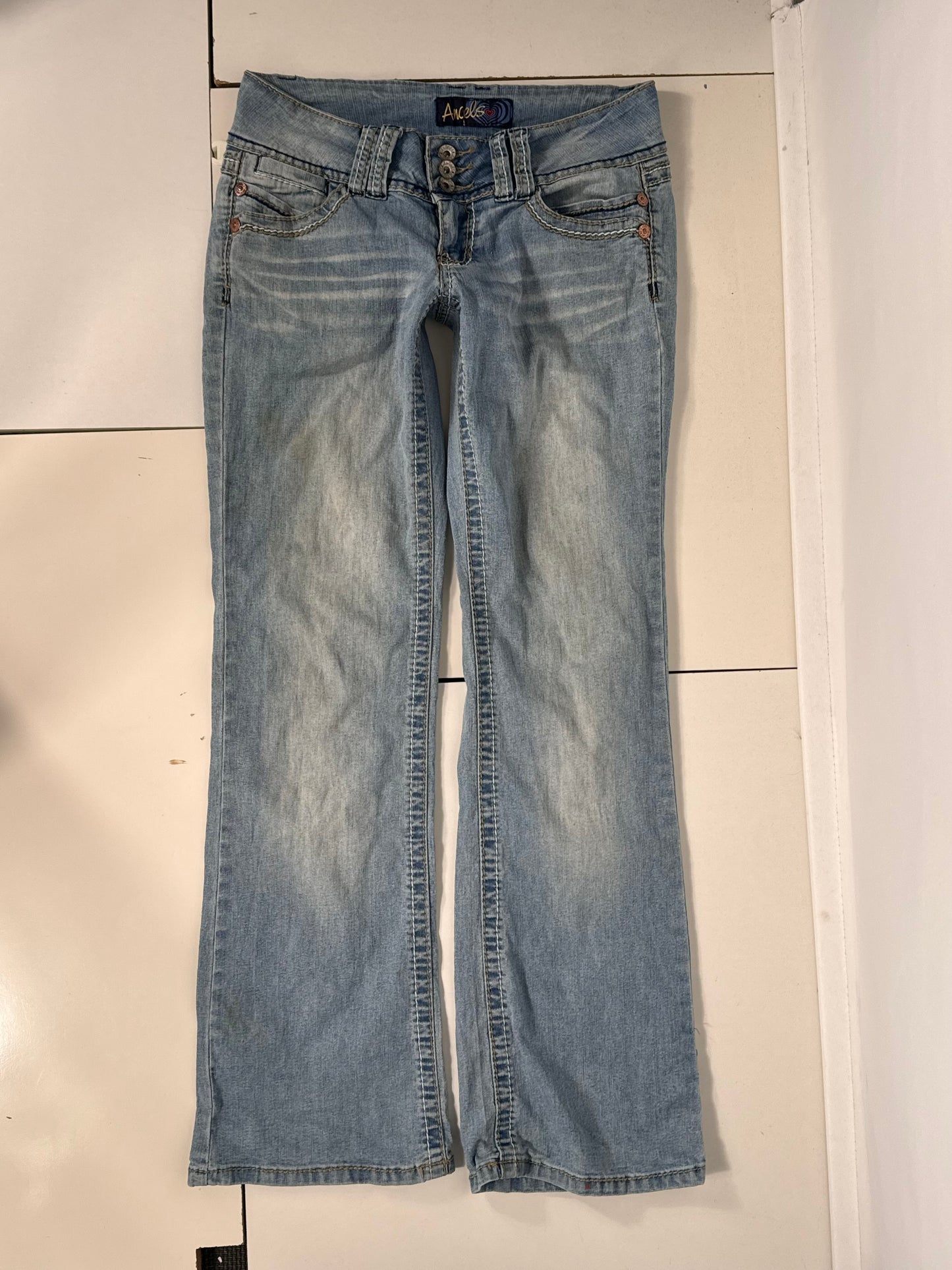 Lavtaljede jeans str: S
