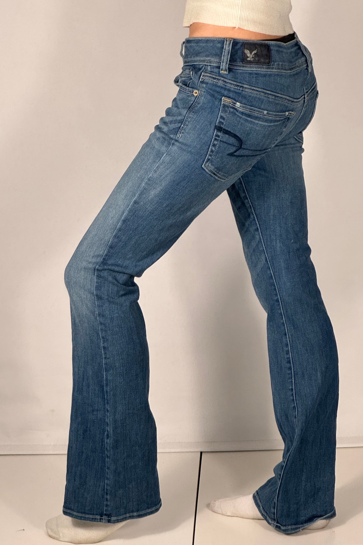 Lågmidjade jeans stl: S