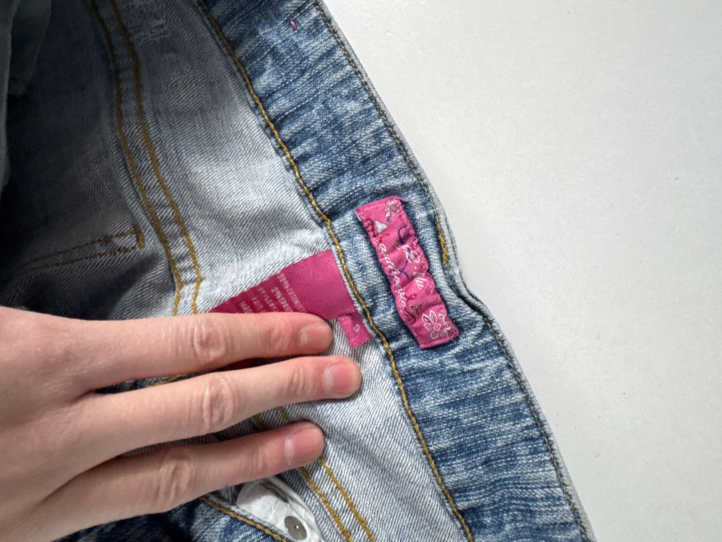 Lågmidjade jeans stl: S