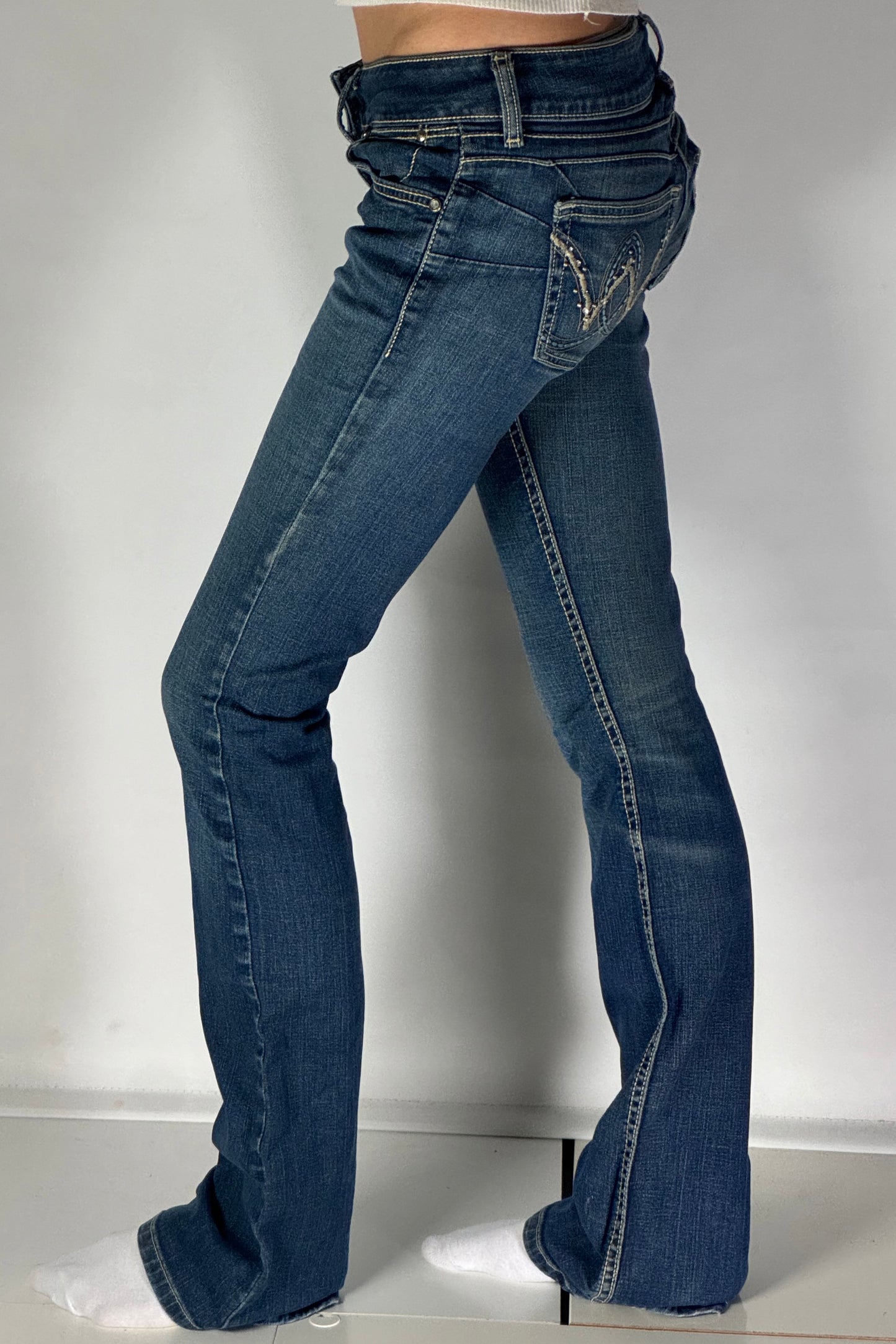 Lågmidjade jeans stl: XS