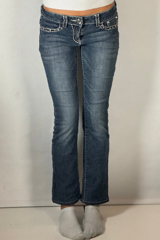 Lågmidjade jeans stl: XS