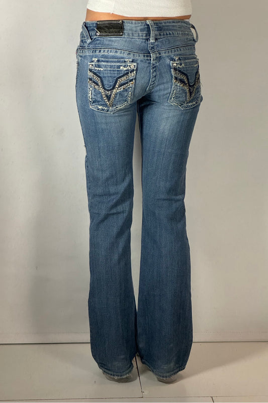 Lågmidjade jeans stl: XS