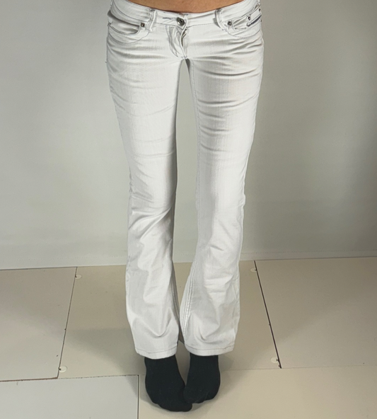 Lågmidjade jeans–stl: XS