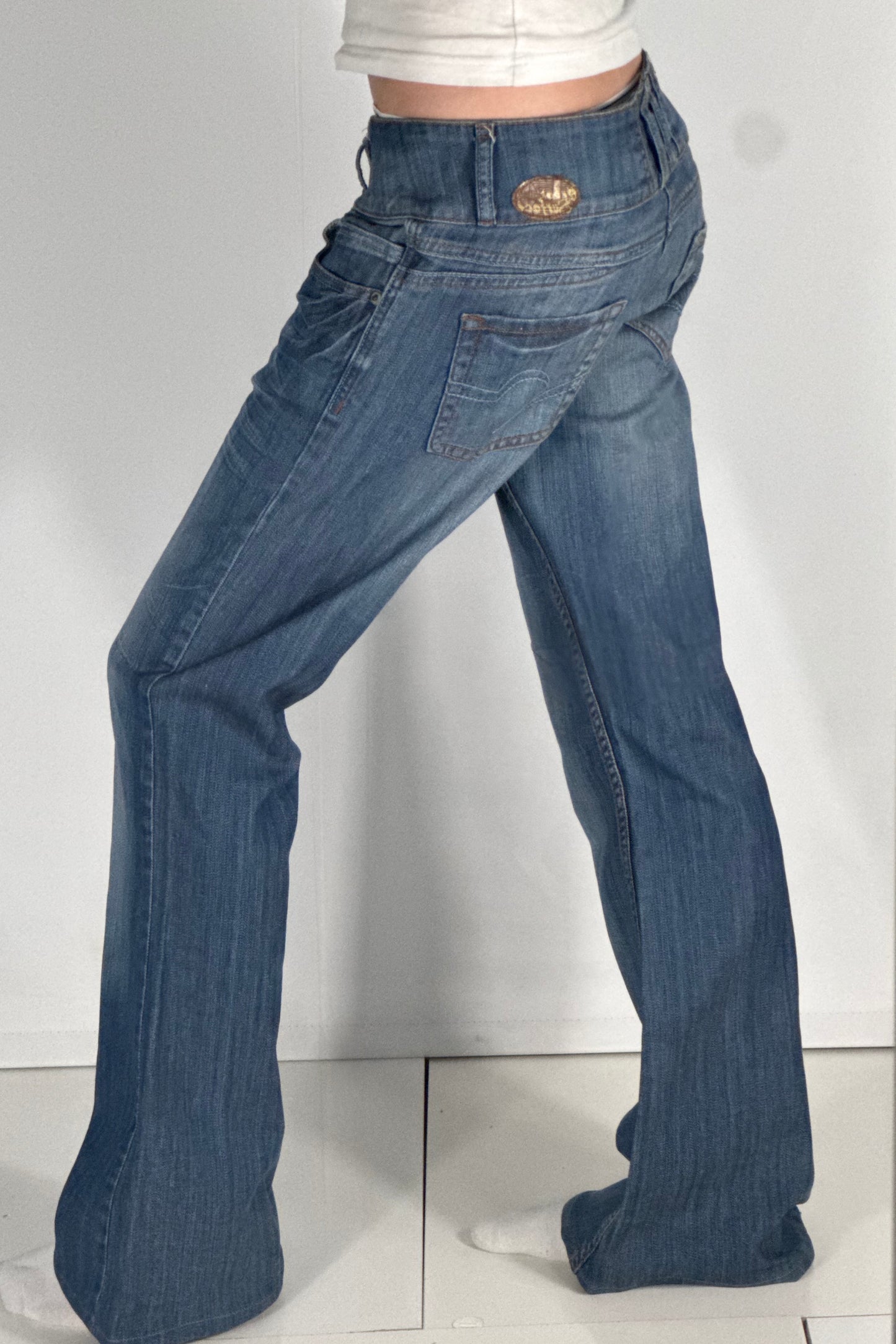 Lågmidjade jeans stl: S