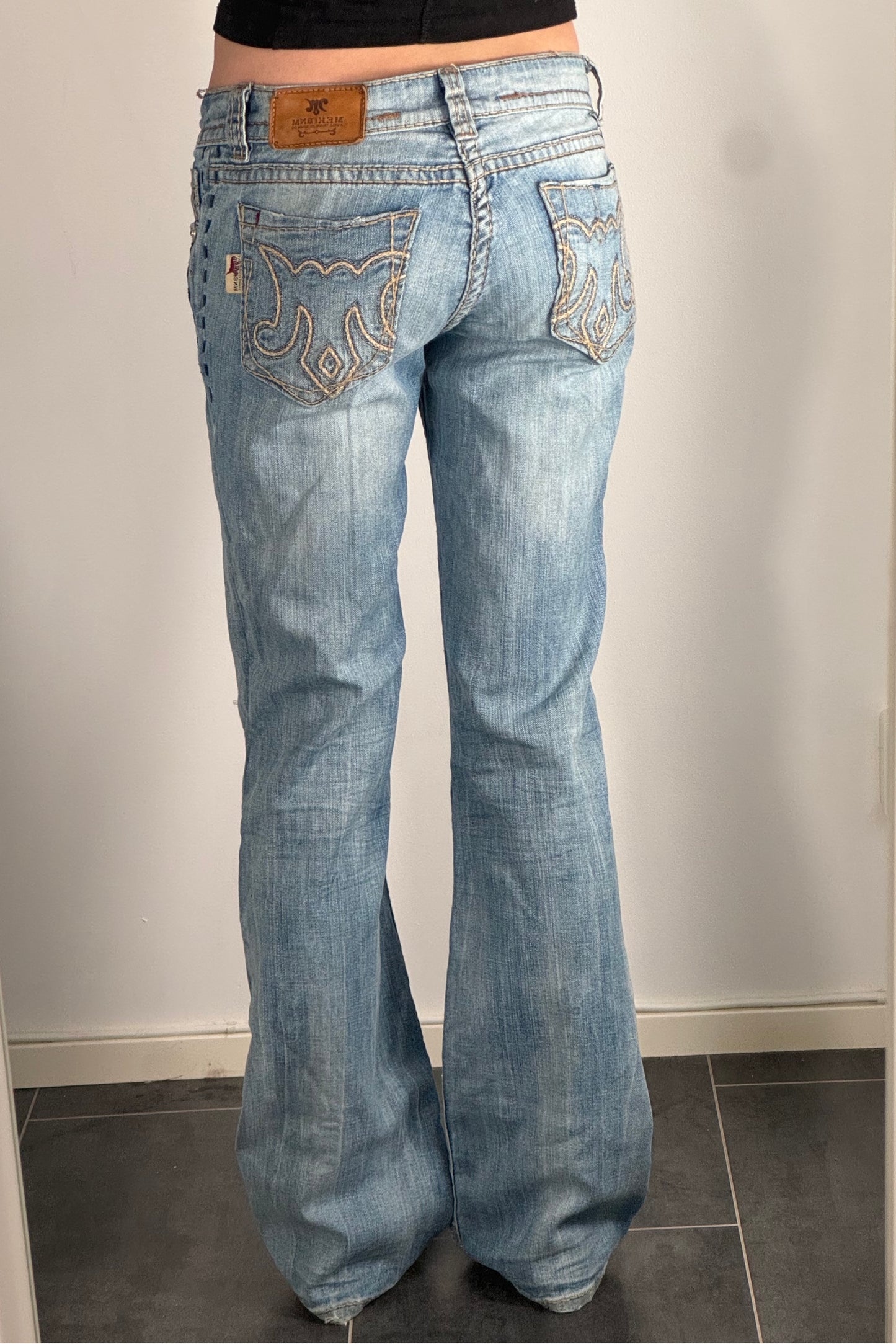 Lågmidjade jeans stl: S
