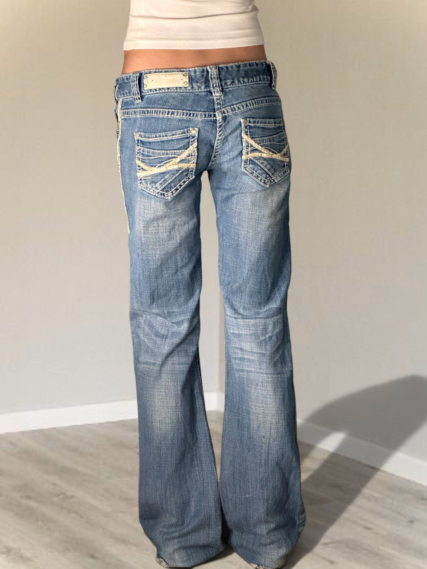 Lågmidjade jeans stl: S