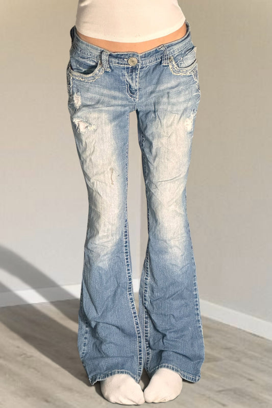 Lågmidjade jeans stl: M