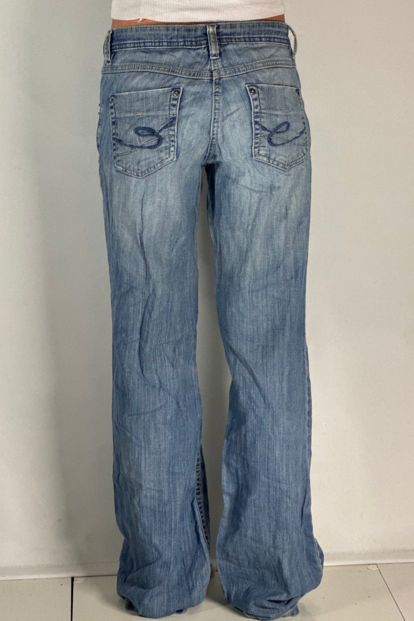 Lågmidjade jeans stl: S