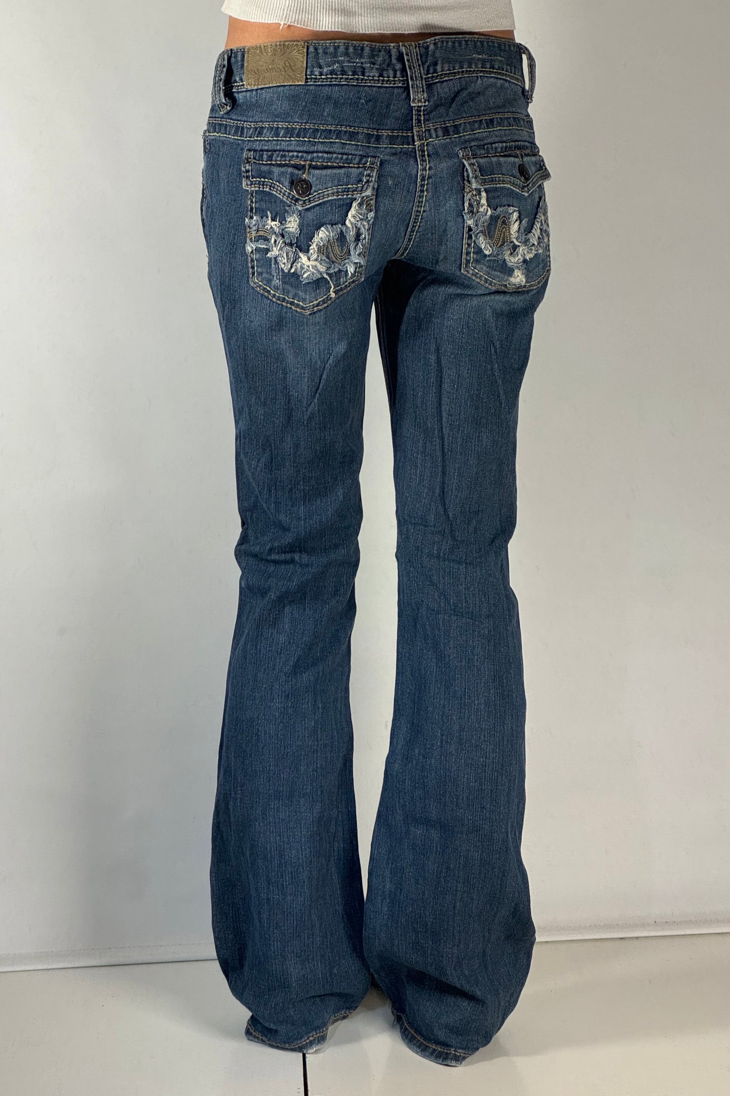 Lågmidjade jeans stl: S