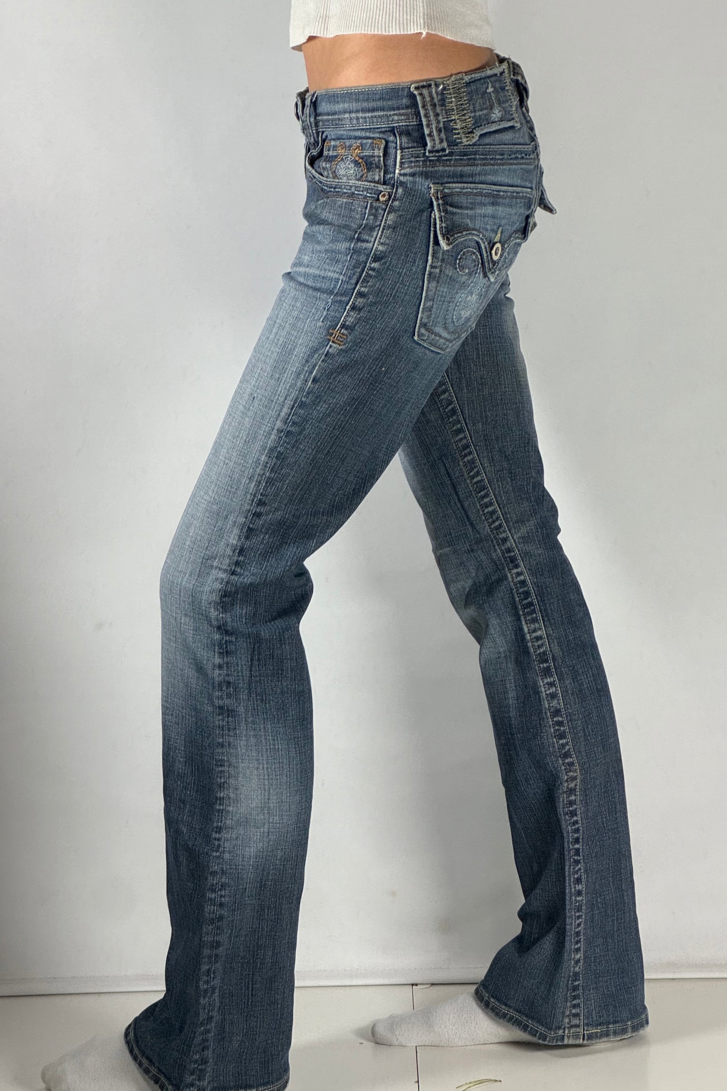 Lågmidjade jeans stl: XS