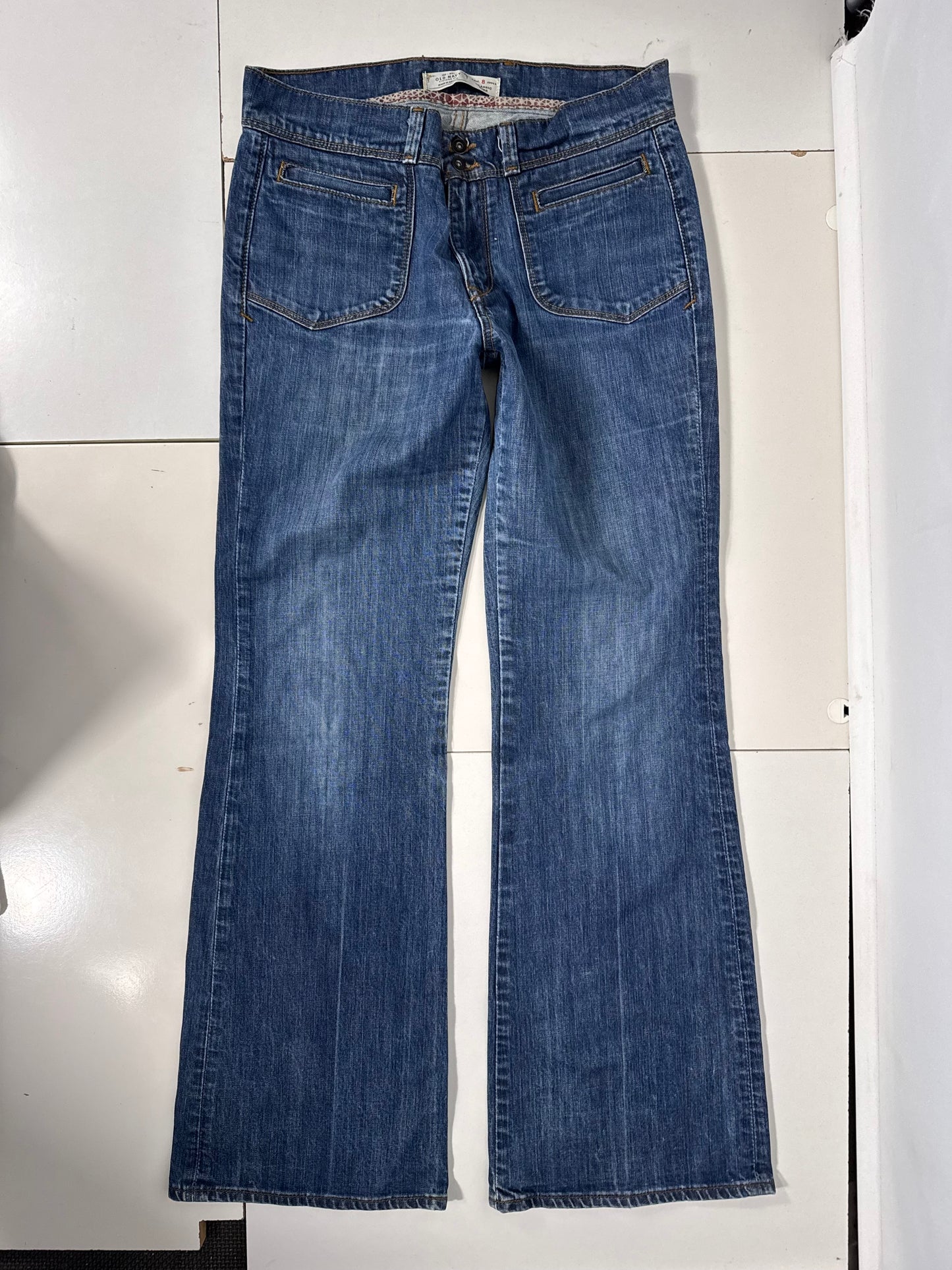 Utsvängda jeans stl: S/M