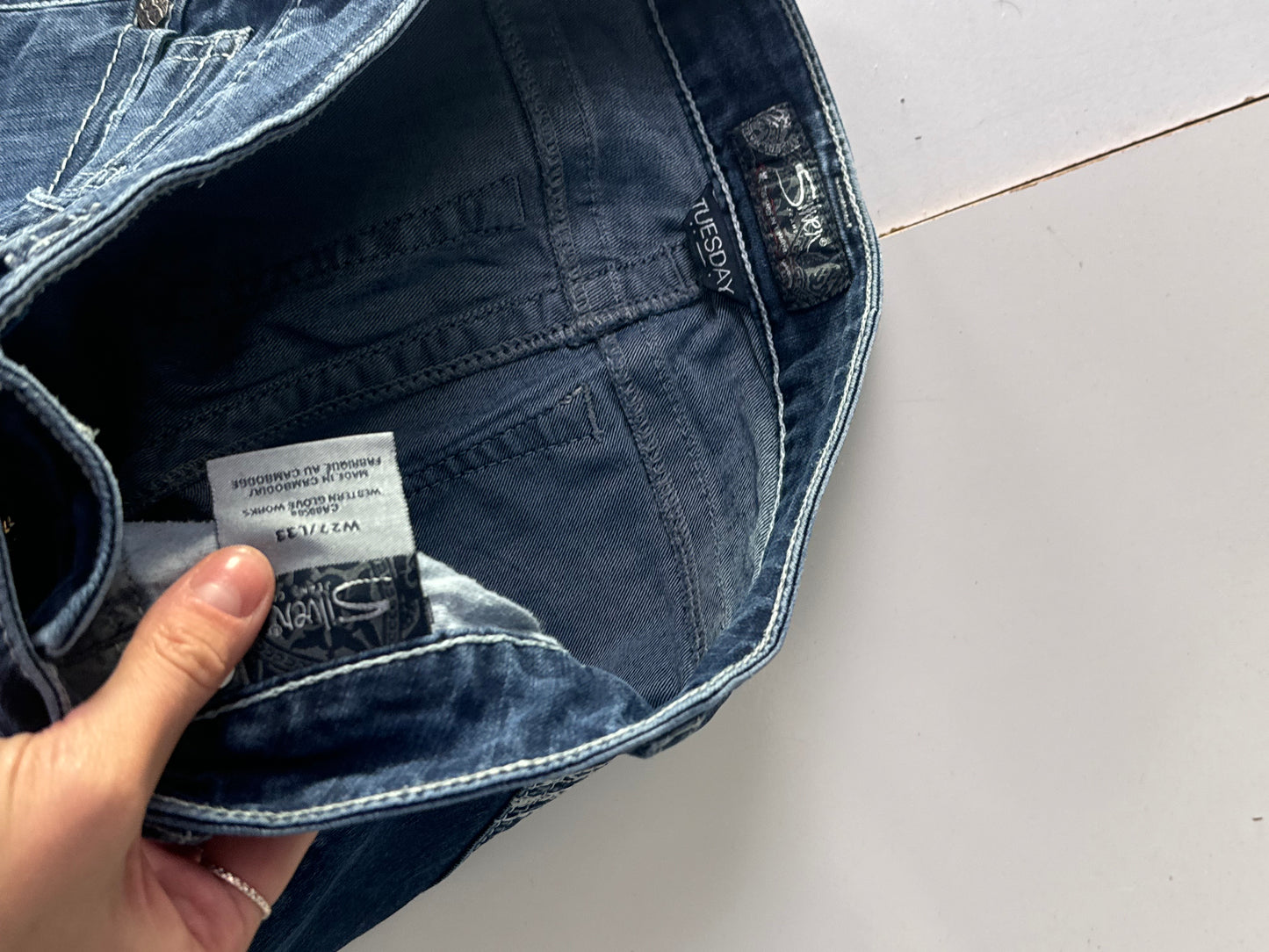 Lågmidjade jeans stl: XS