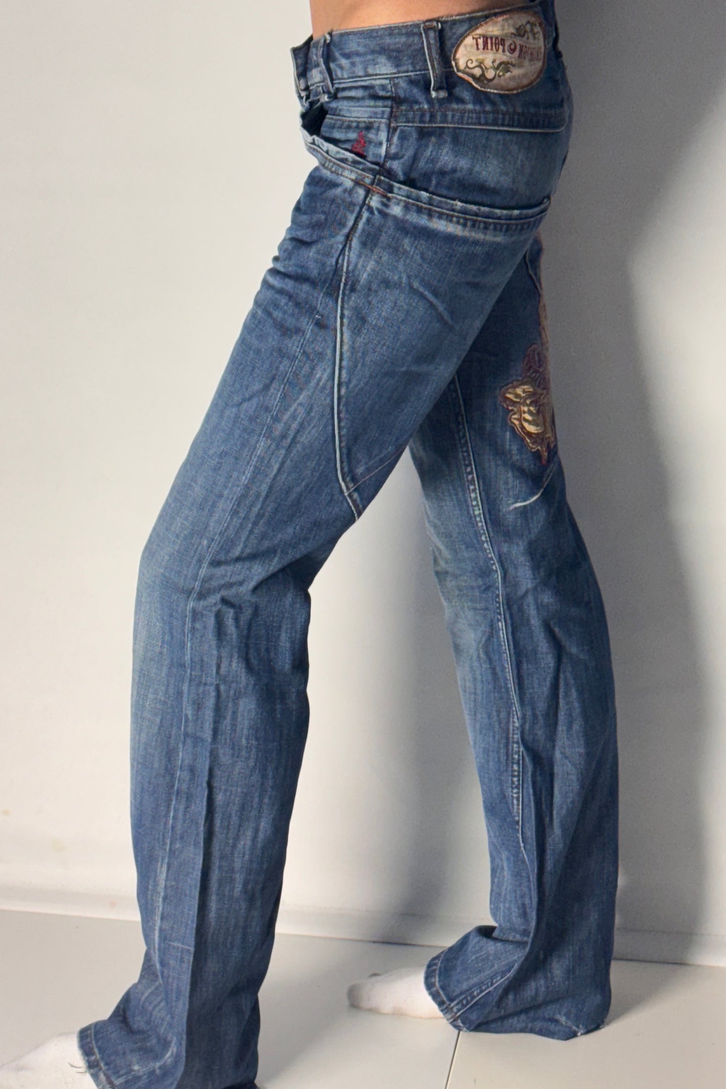 Lågmidjade jeans stl: XS