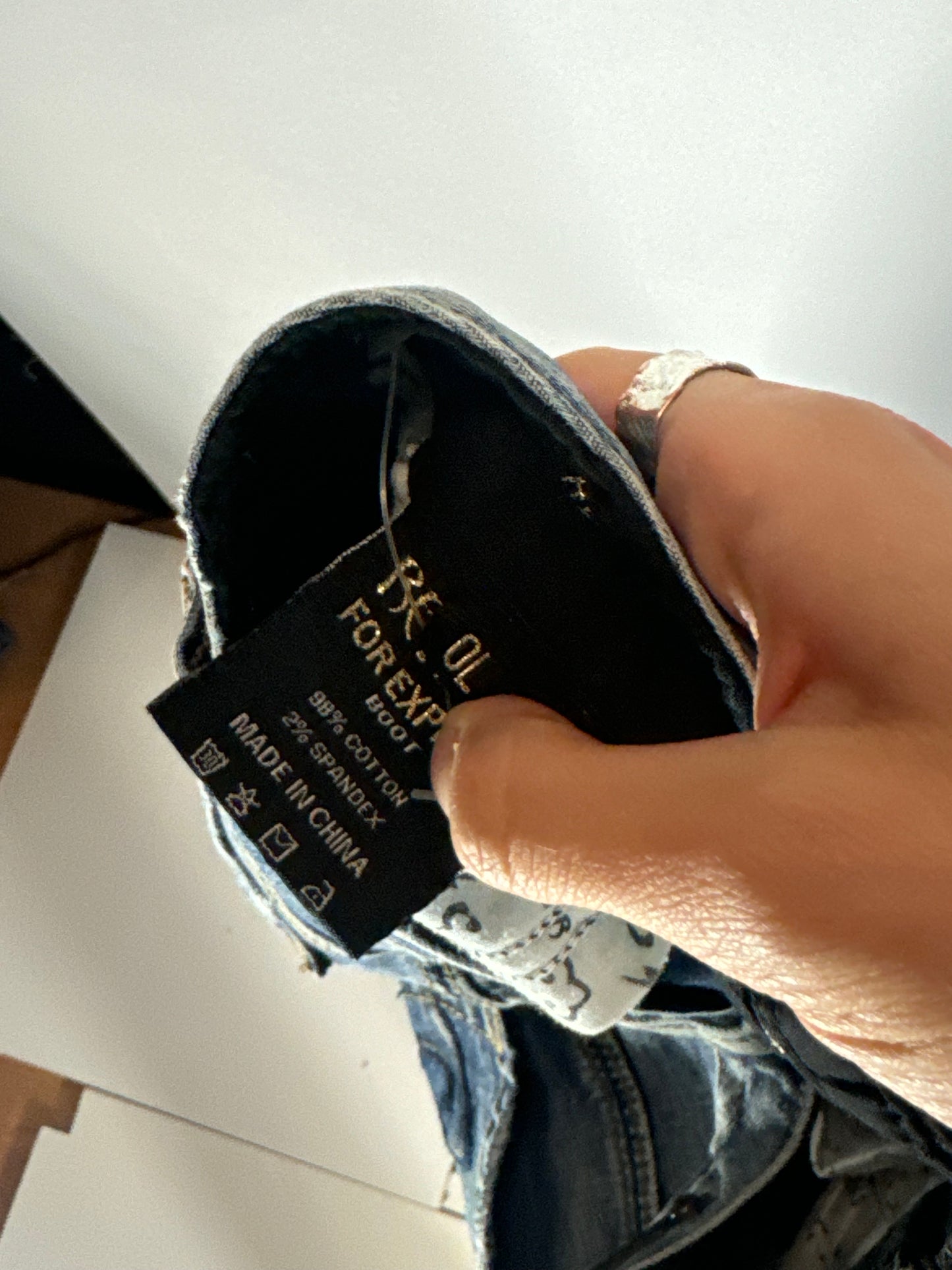 Lågmidjade jeans stl: XS