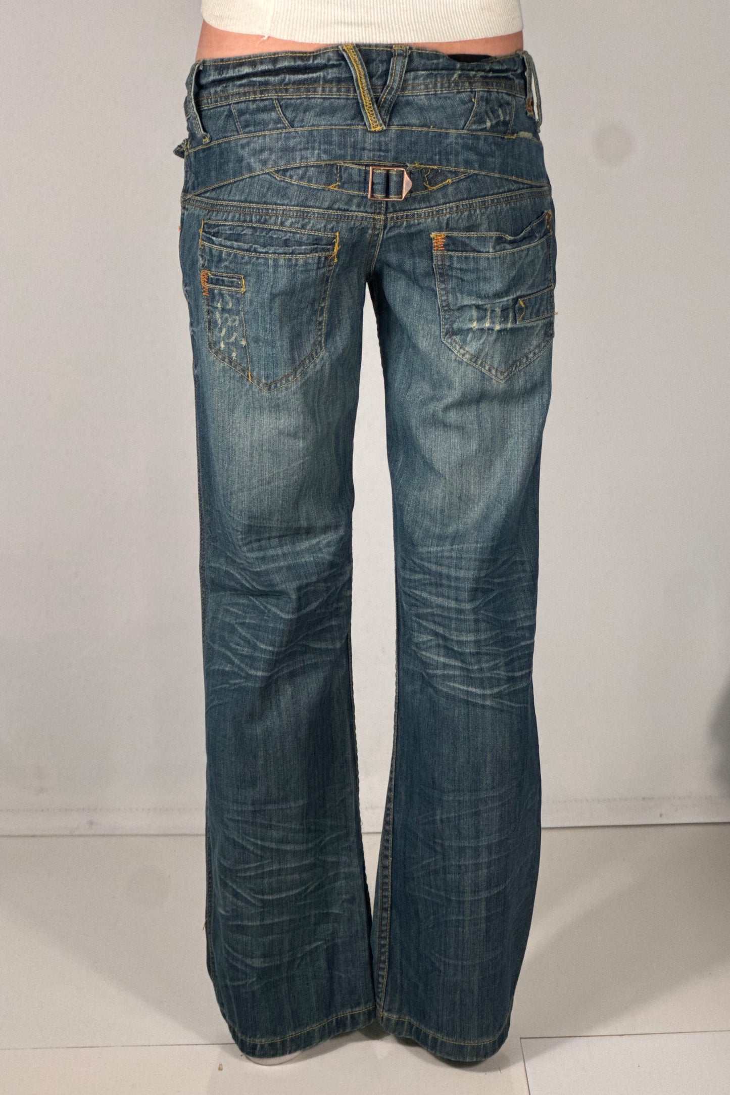 Lågmidjade jeans stl: S