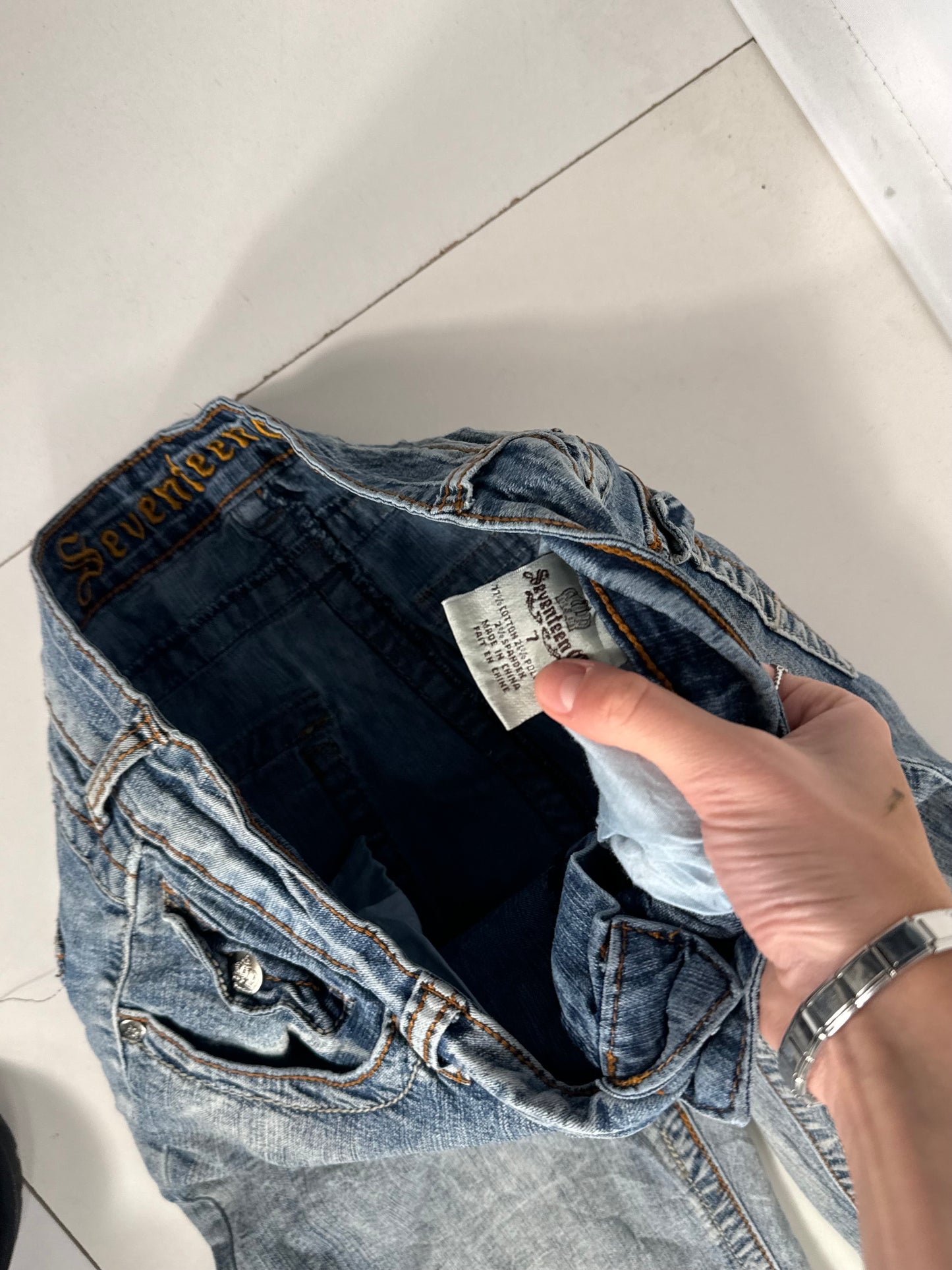 Lågmidjade jeans stl: S