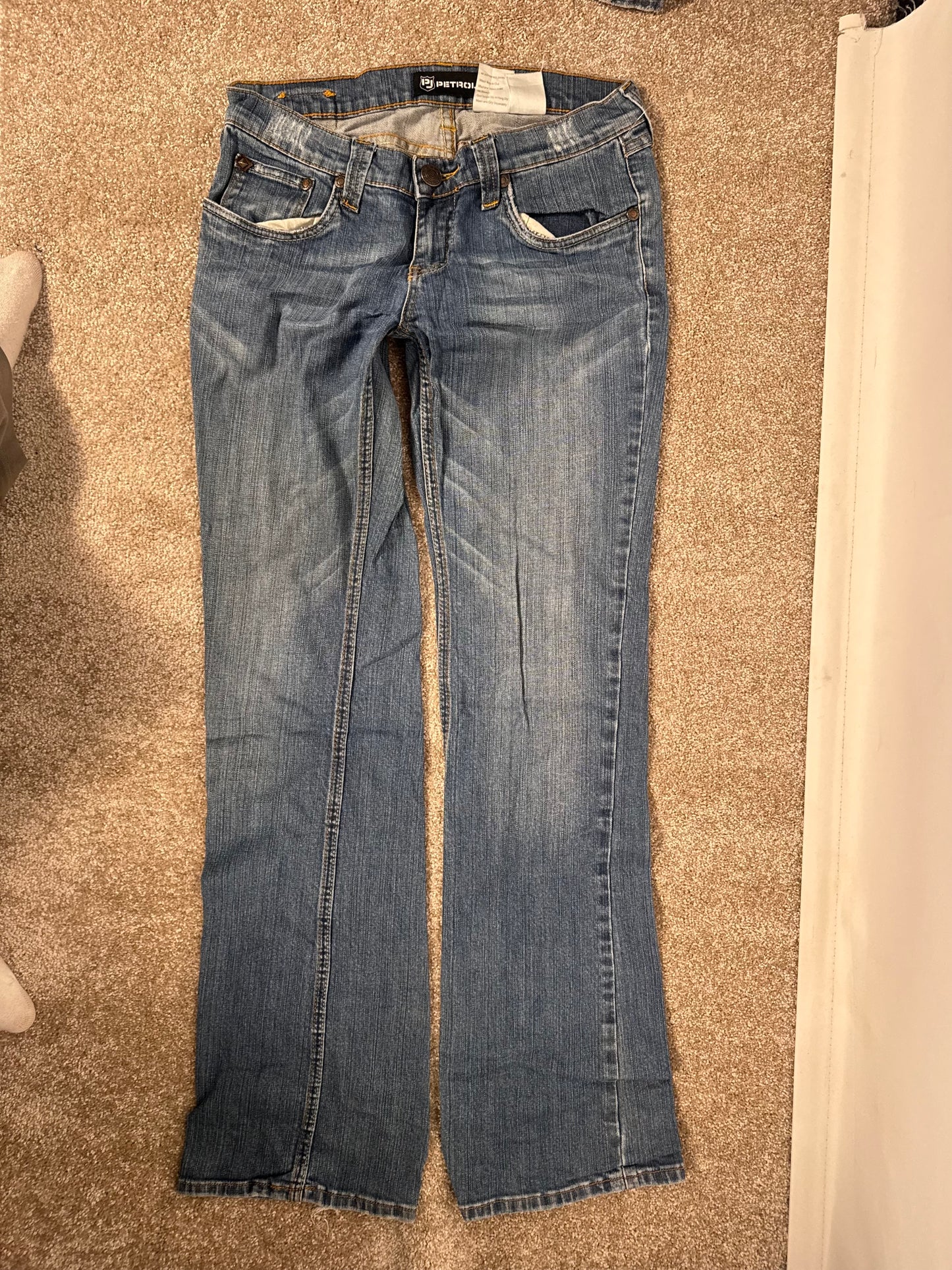Lavtaljede jeans str: S