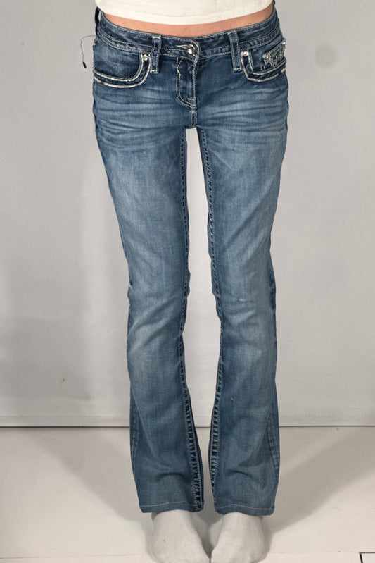 Lågmidjade jeans stl: S