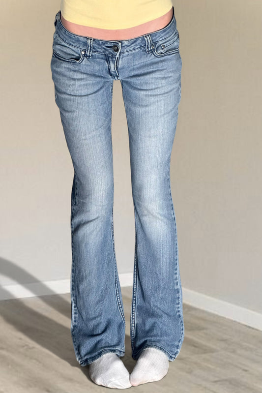Lågmidjade jeans stl: XS