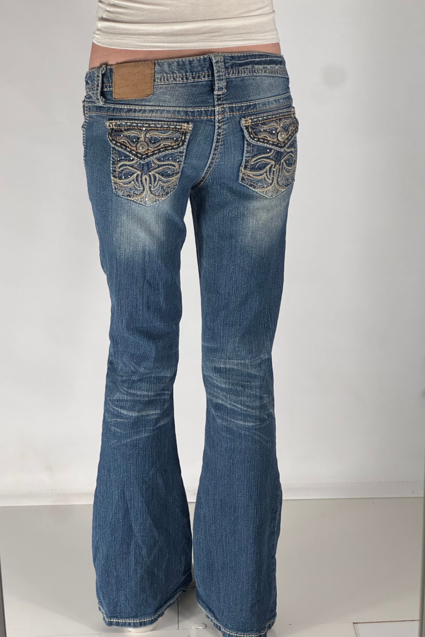 Lågmidjade jeans stl: S